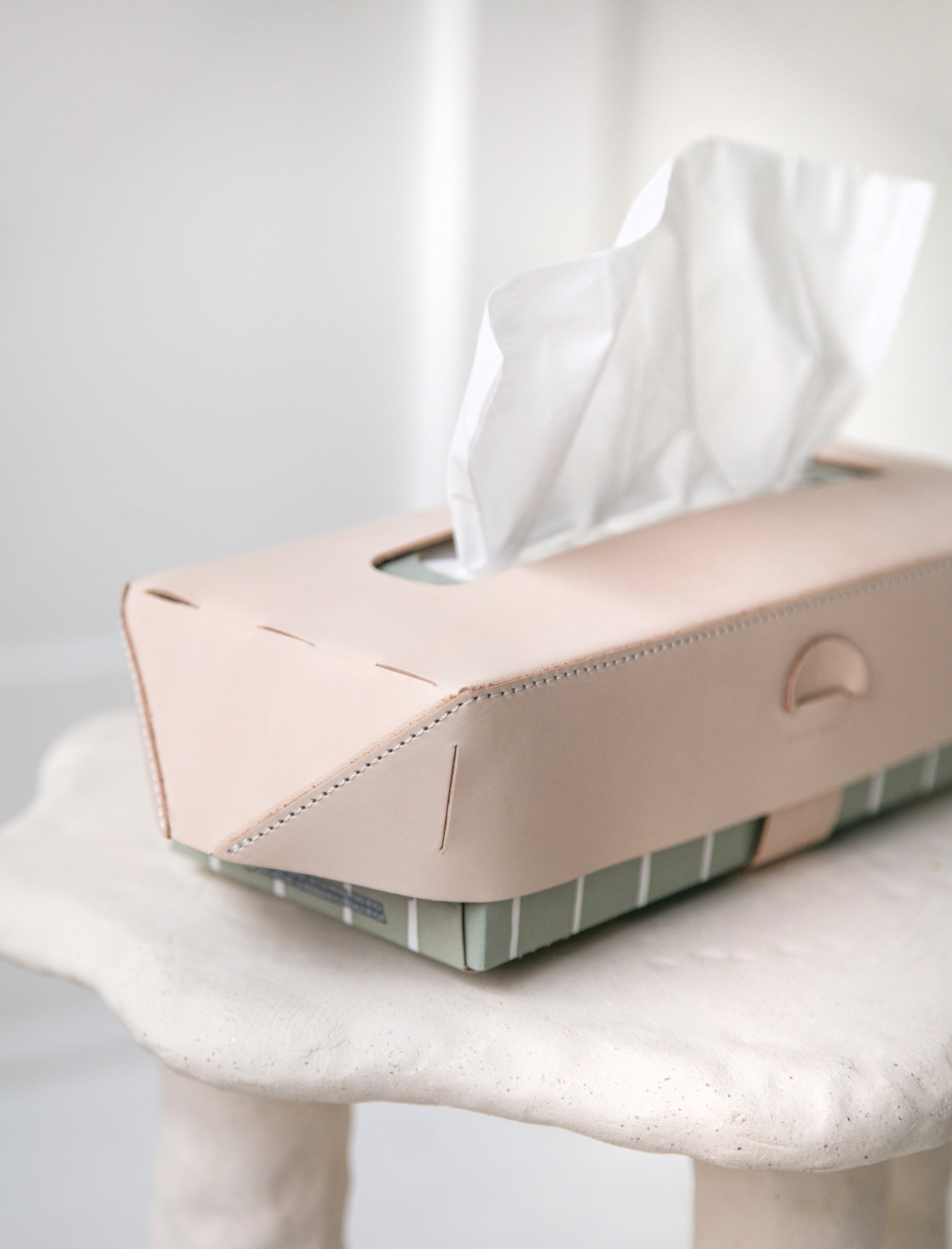 Hender Scheme Tissue Box Case Natural