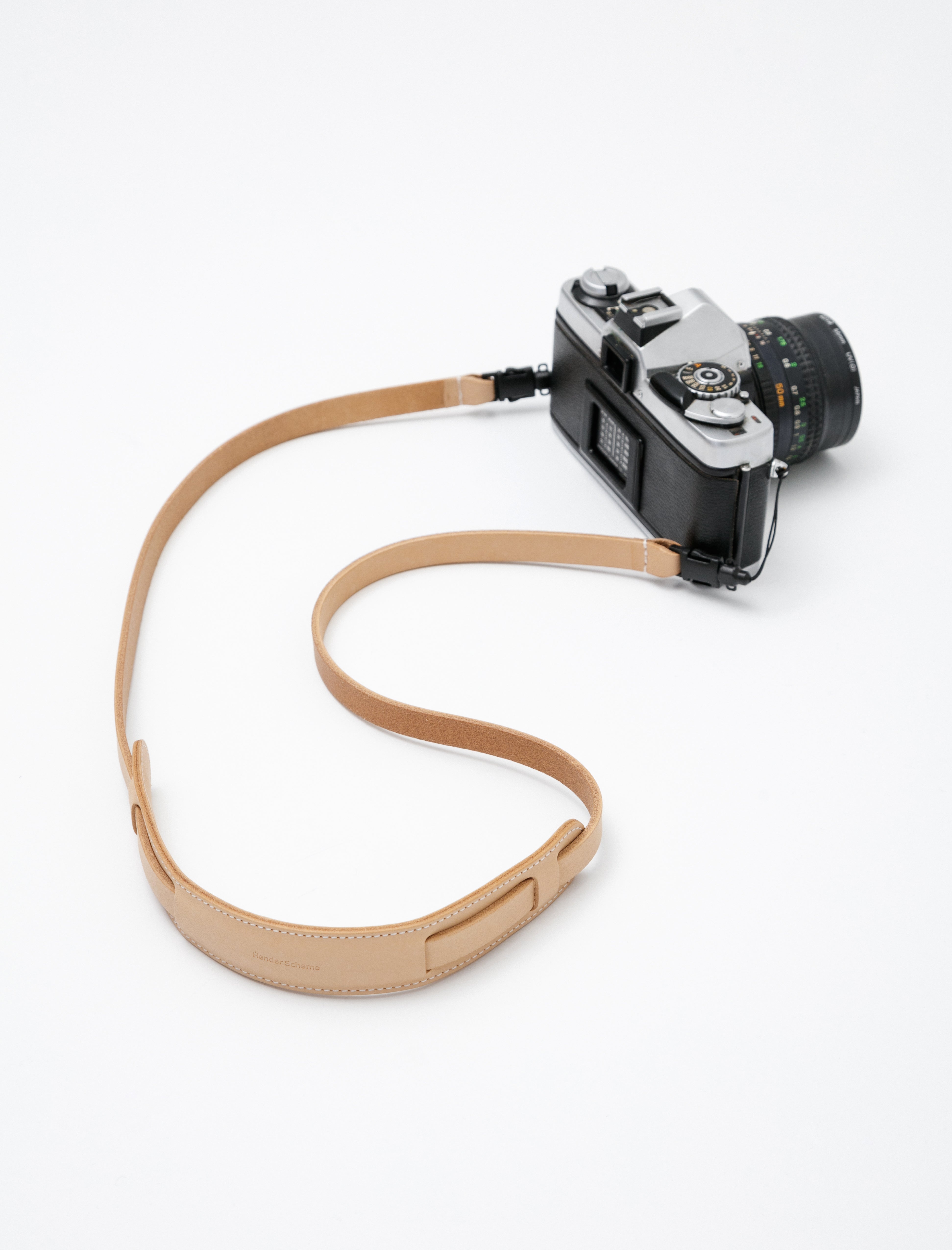 Leather Camera Strap Natural