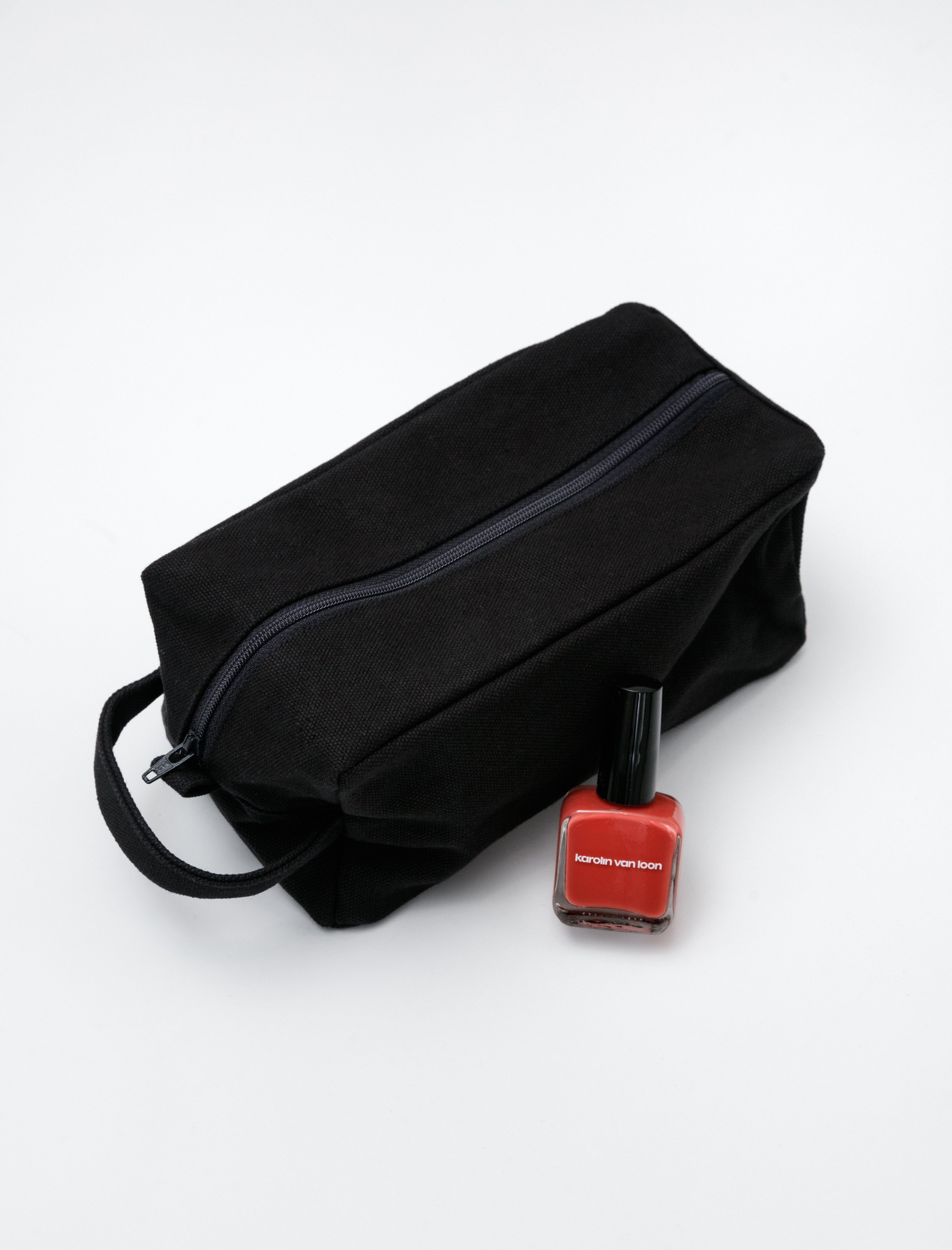 miiThaaii Cotton Teeya Zippered Bag Midnight