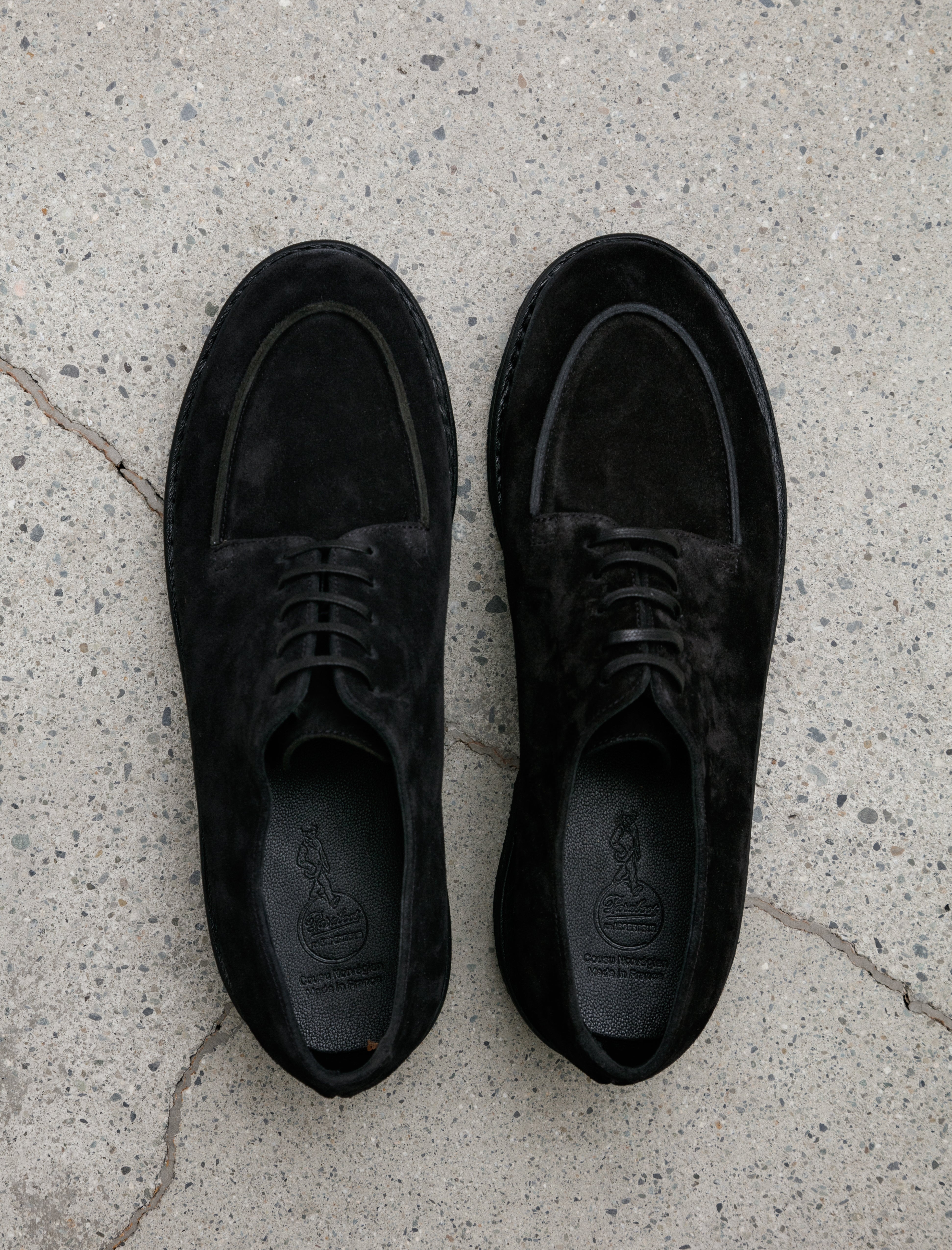 Arpenteur x Paraboot Mirage Suede Leather Black