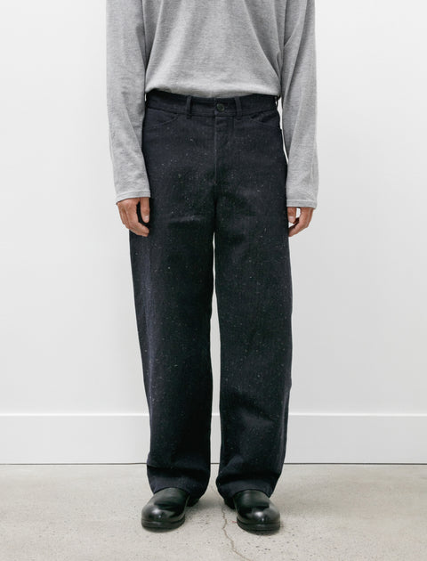 Unkruid Nulpointdrei Trousers Dark Herringbone Denim