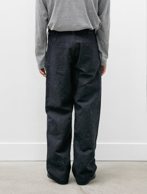 Unkruid Nulpointdrei Trousers Dark Herringbone Denim