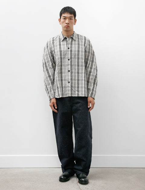 Unkruid Nulpointdrei Trousers Dark Herringbone Denim