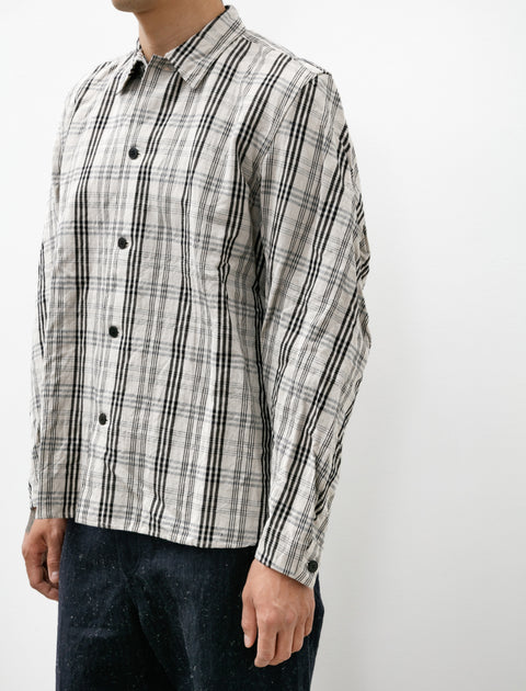 Unkruid Bow Sleeve Shirt Natural Black Kelsch Cloth