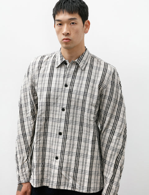 Unkruid Bow Sleeve Shirt Natural Black Kelsch Cloth