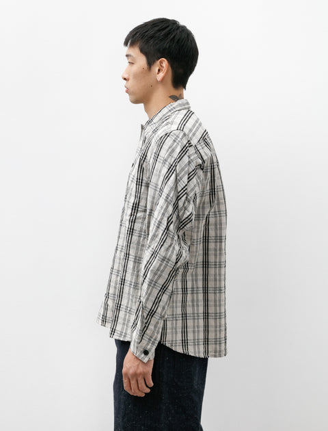 Unkruid Bow Sleeve Shirt Natural Black Kelsch Cloth