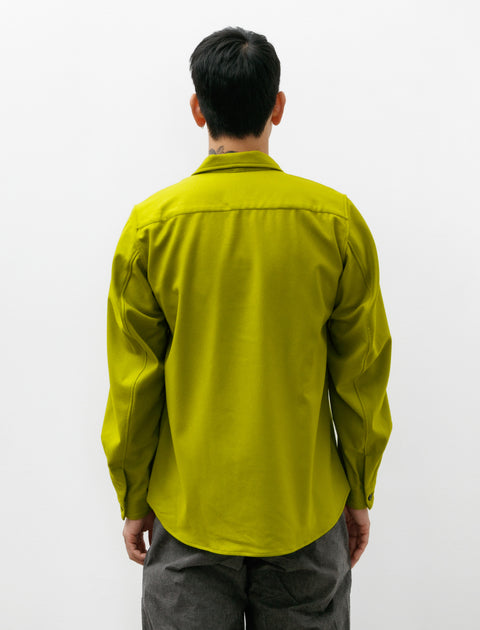 Unkruid Bow Sleeve Shirt Moss Green Fine Loden