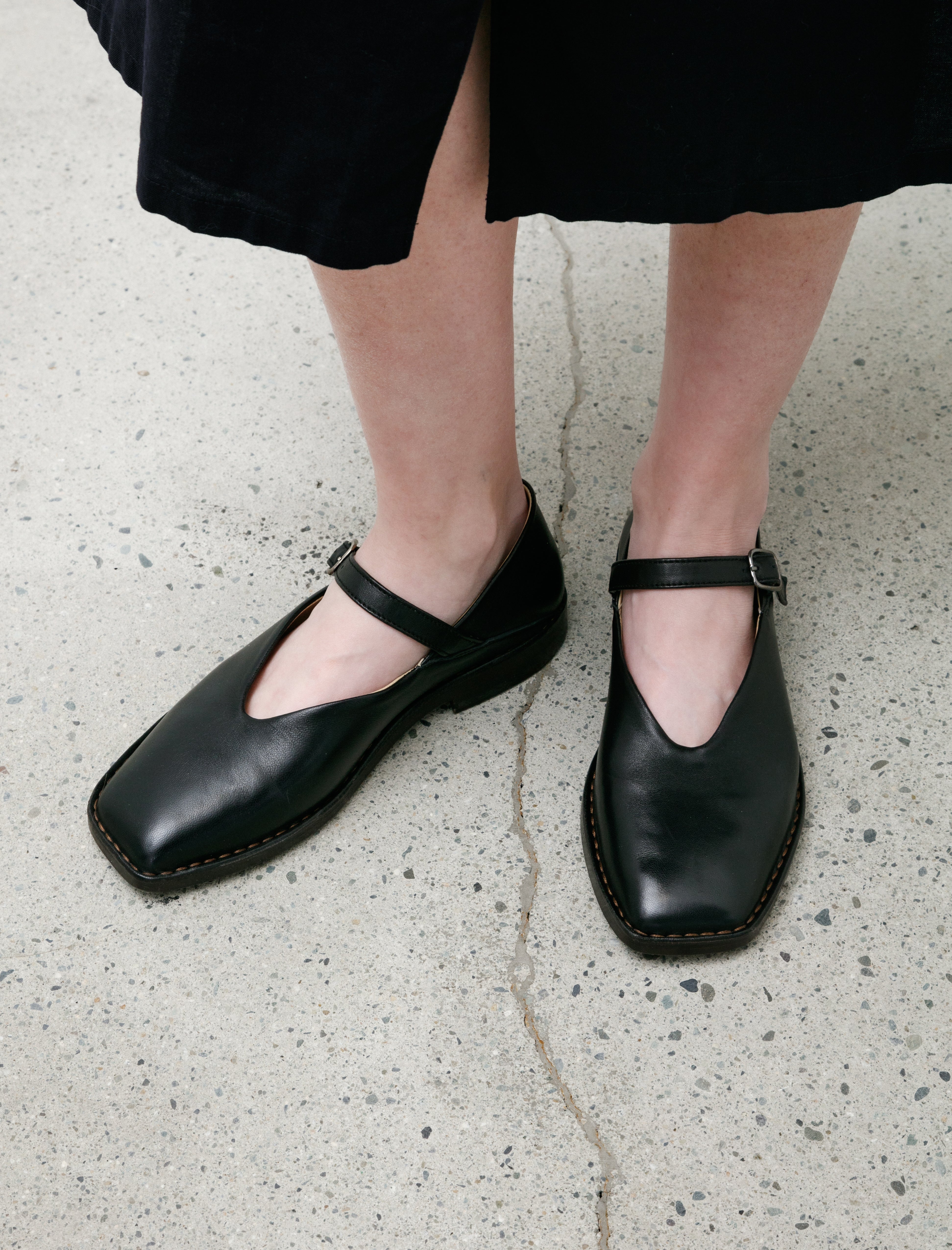 Lemaire Ballerina Shoes Black