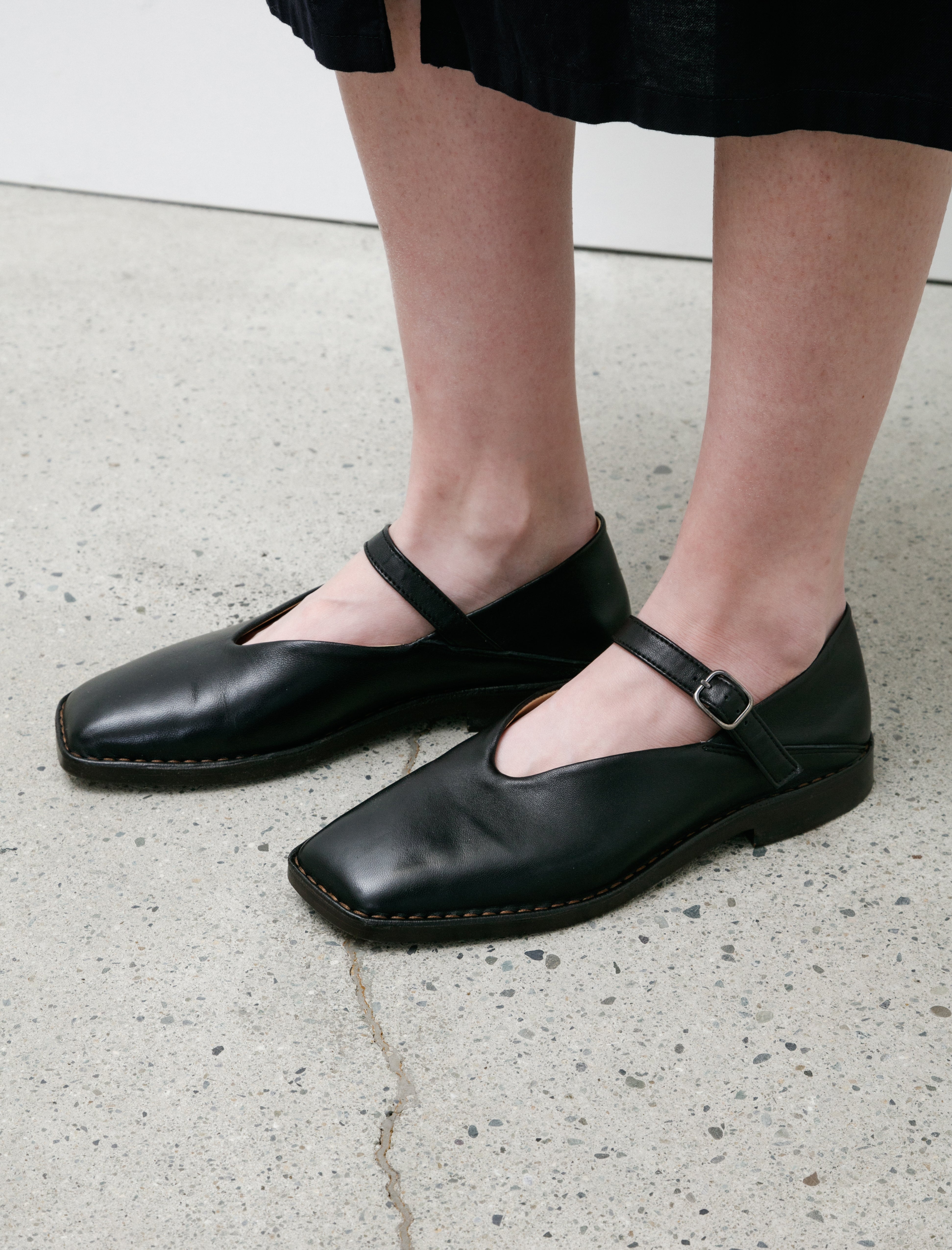 Lemaire Ballerina Shoes Black