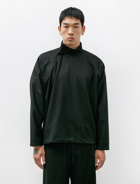 Unkruid Pullover Shirt Black Fine Loden