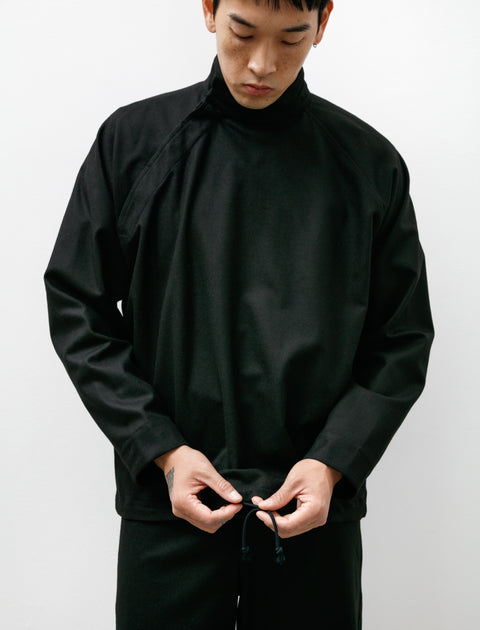 Unkruid Pullover Shirt Black Fine Loden