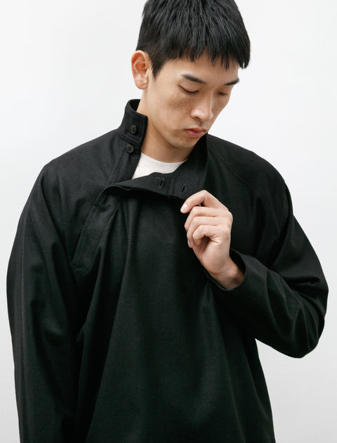 Unkruid Pullover Shirt Black Fine Loden