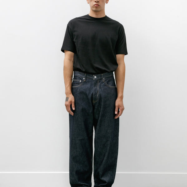 Hard Twist Denim Wide Pants Indigo