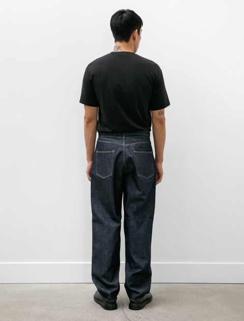 Hard Twist Denim Wide Pants Indigo