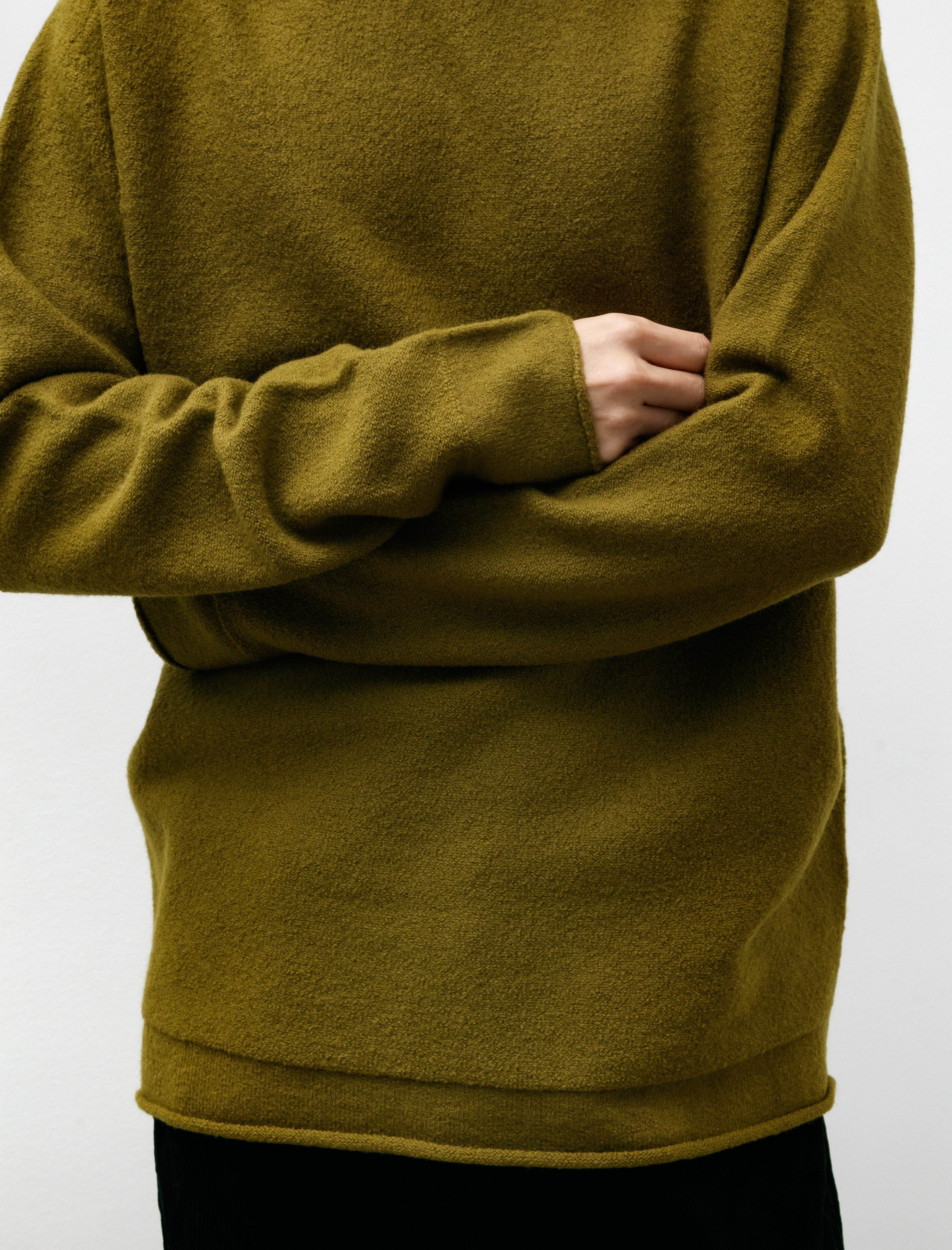 MHL Felted Wool Guernsey Fresh Olive