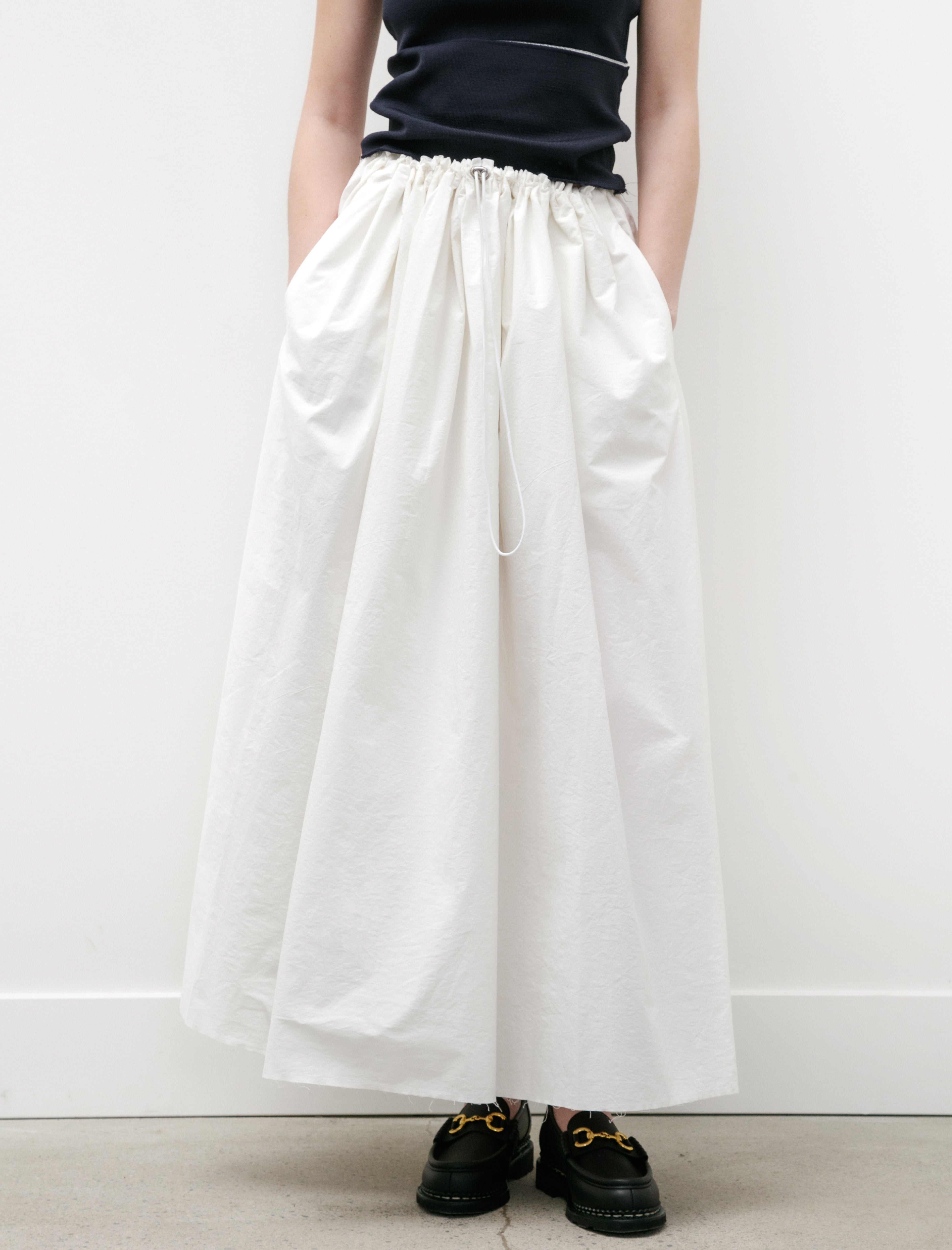 Camiel Fortgens Simple Skirt Off White