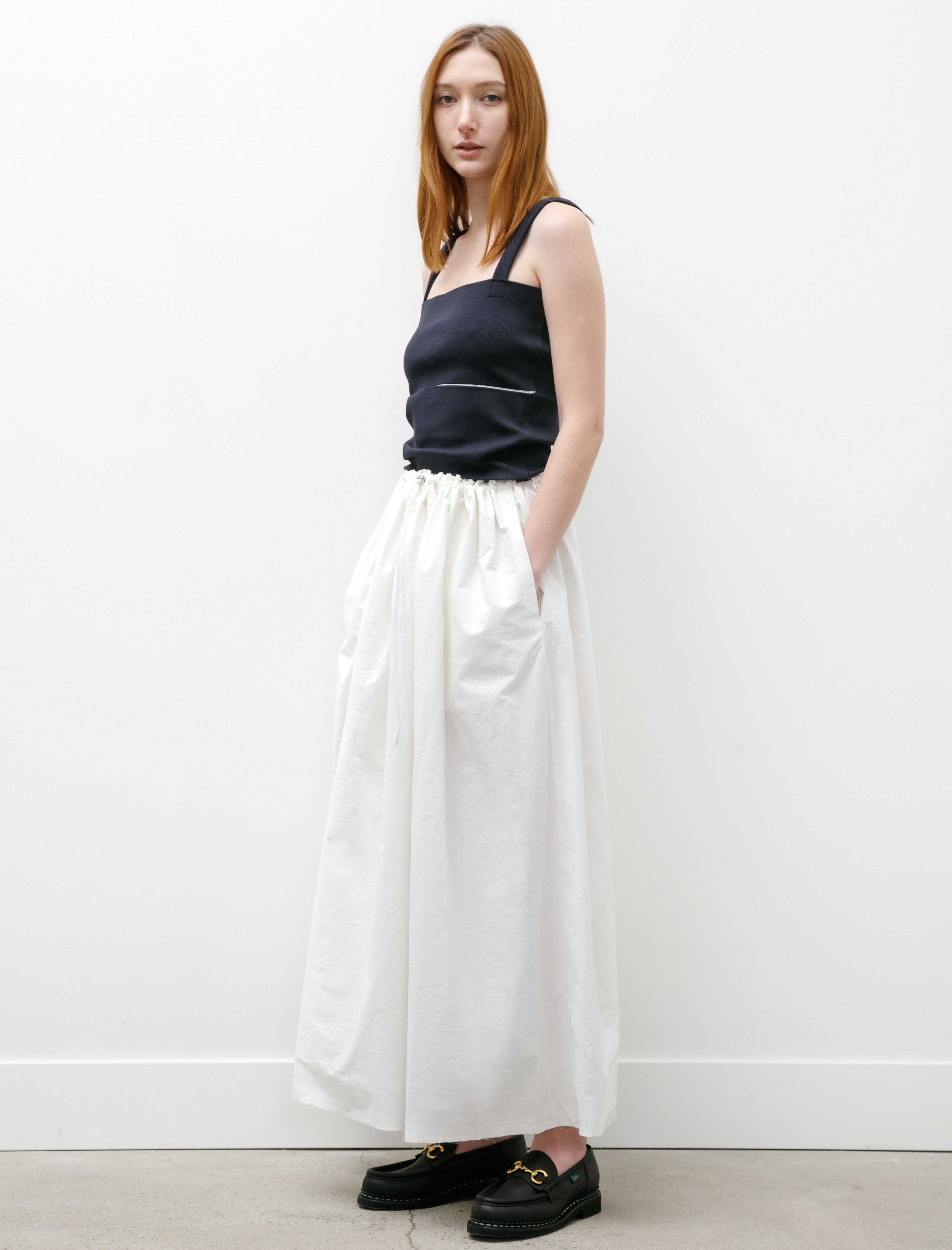 Camiel Fortgens Simple Skirt Off White