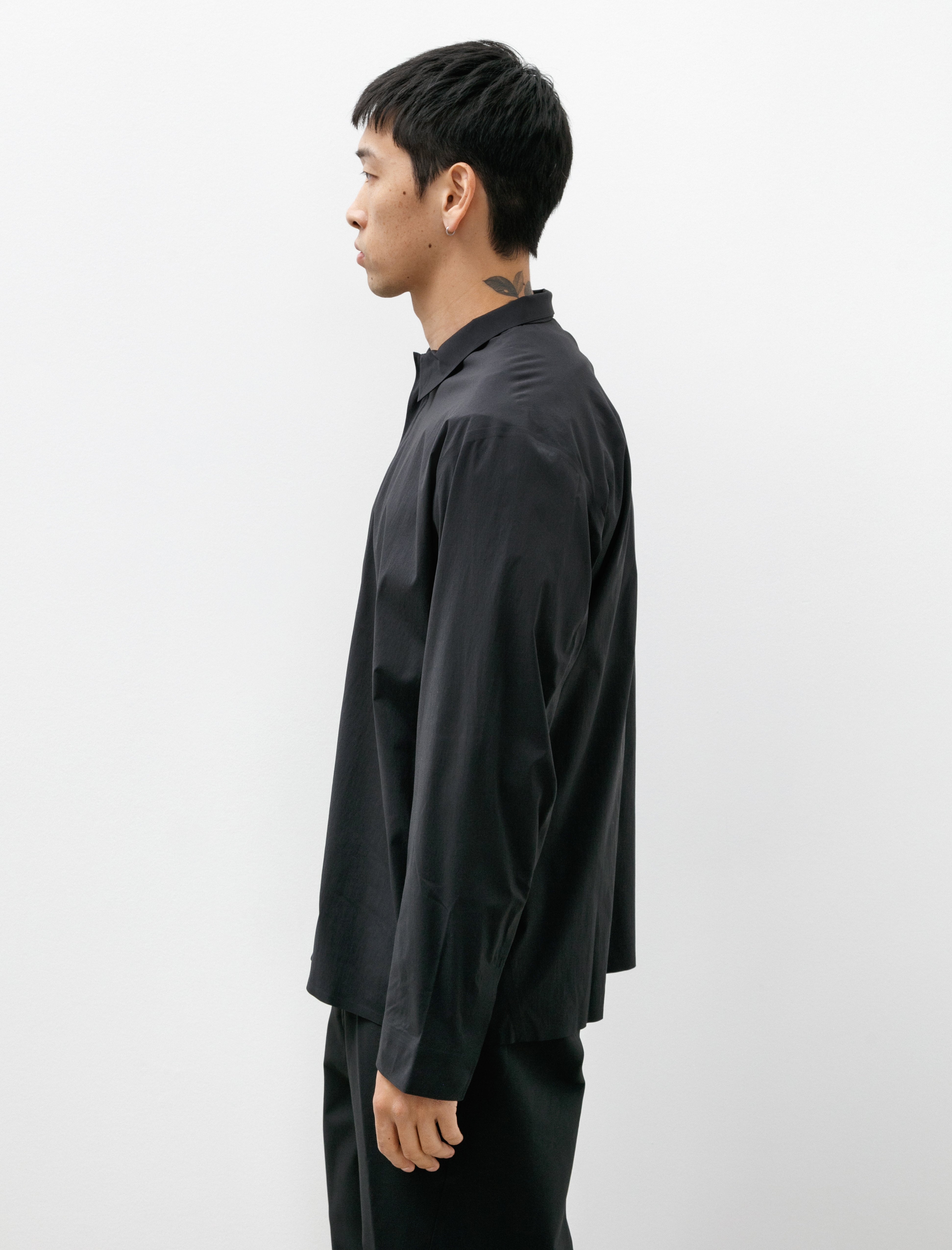 Veilance Metry LS Shirt Black