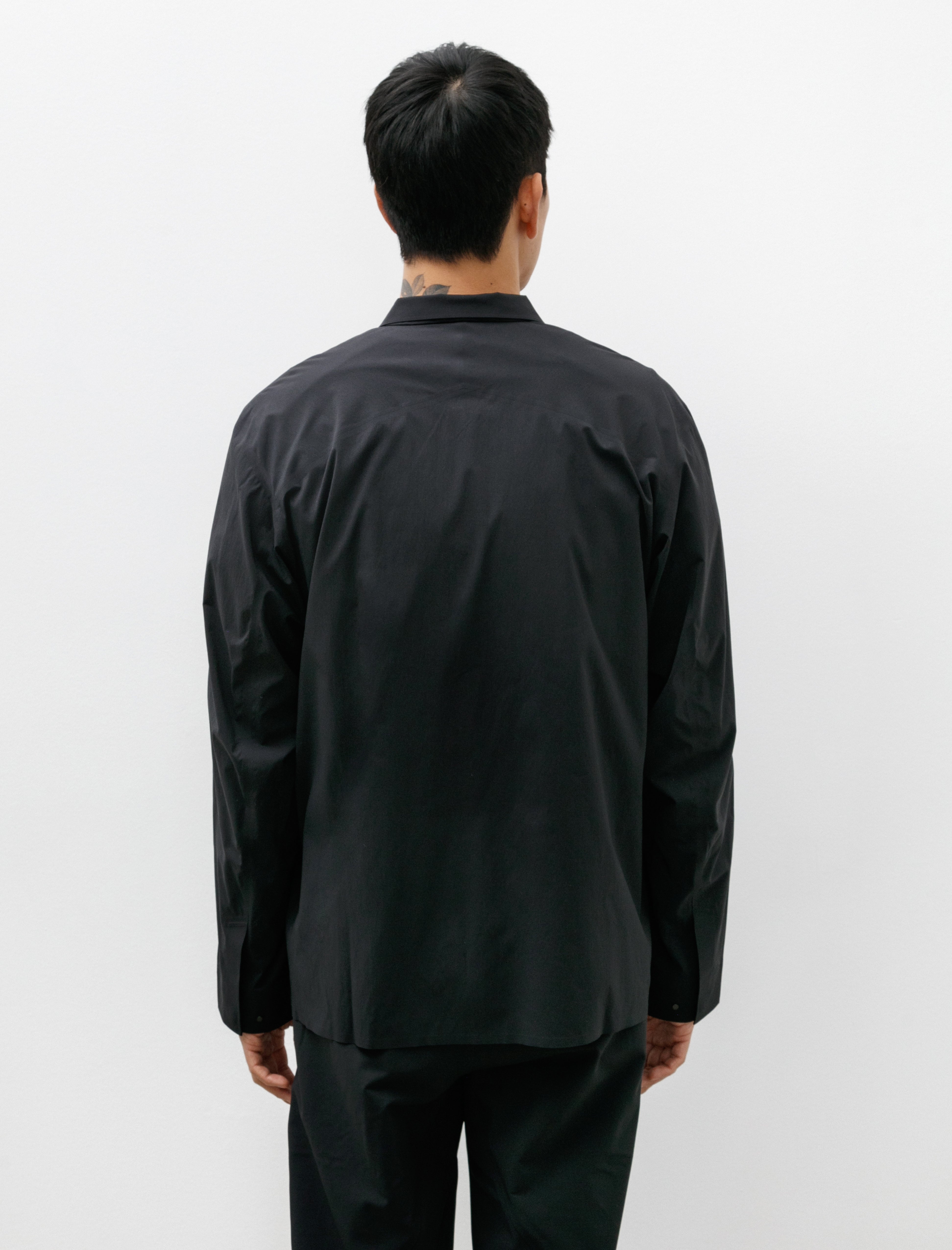 Veilance Metry LS Shirt Black