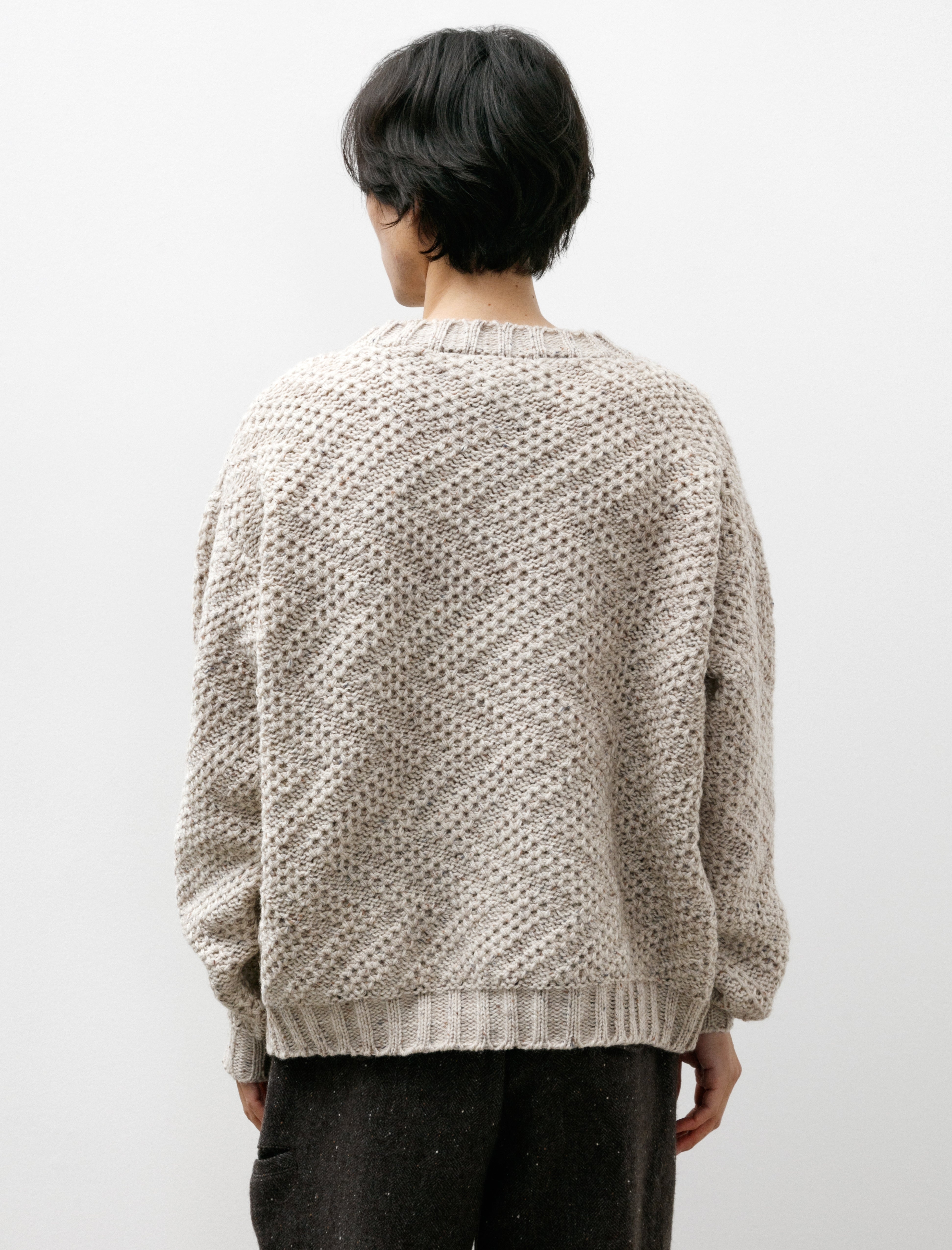 Polyploid Crew Neck Sweater A Off White