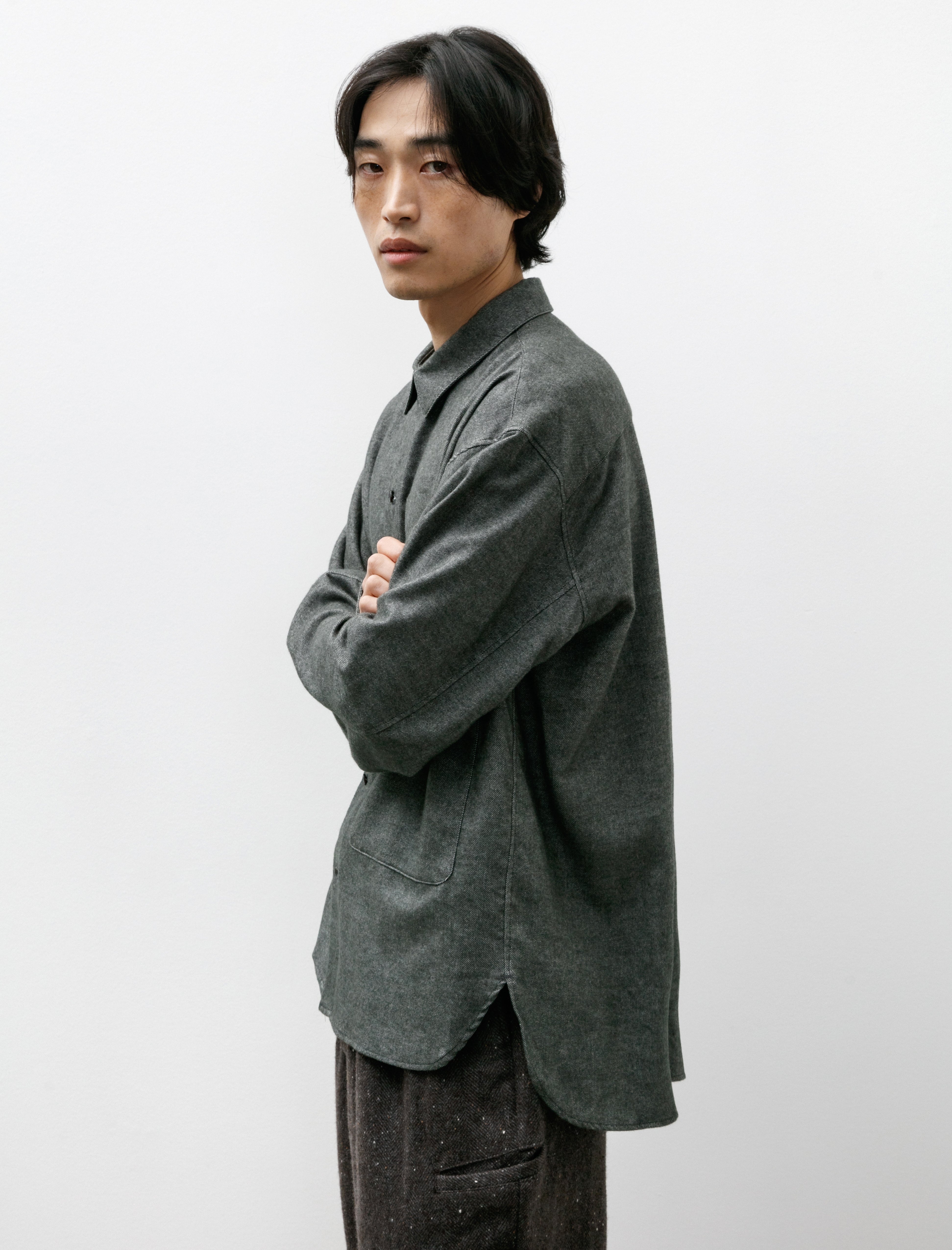 Polyploid Shirt Jacket C Charocal