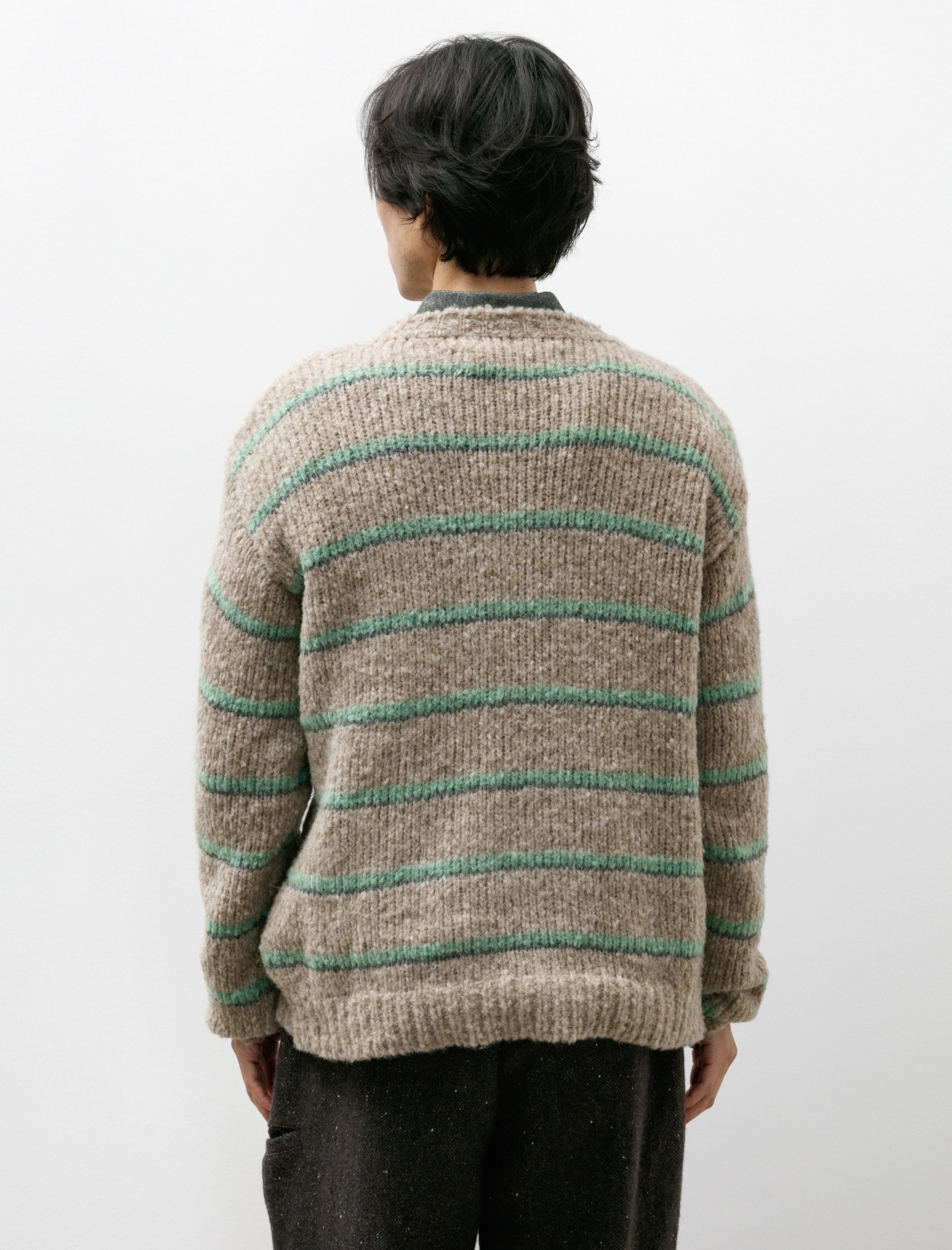 Polyploid Crew Neck Sweater B Beige Sage