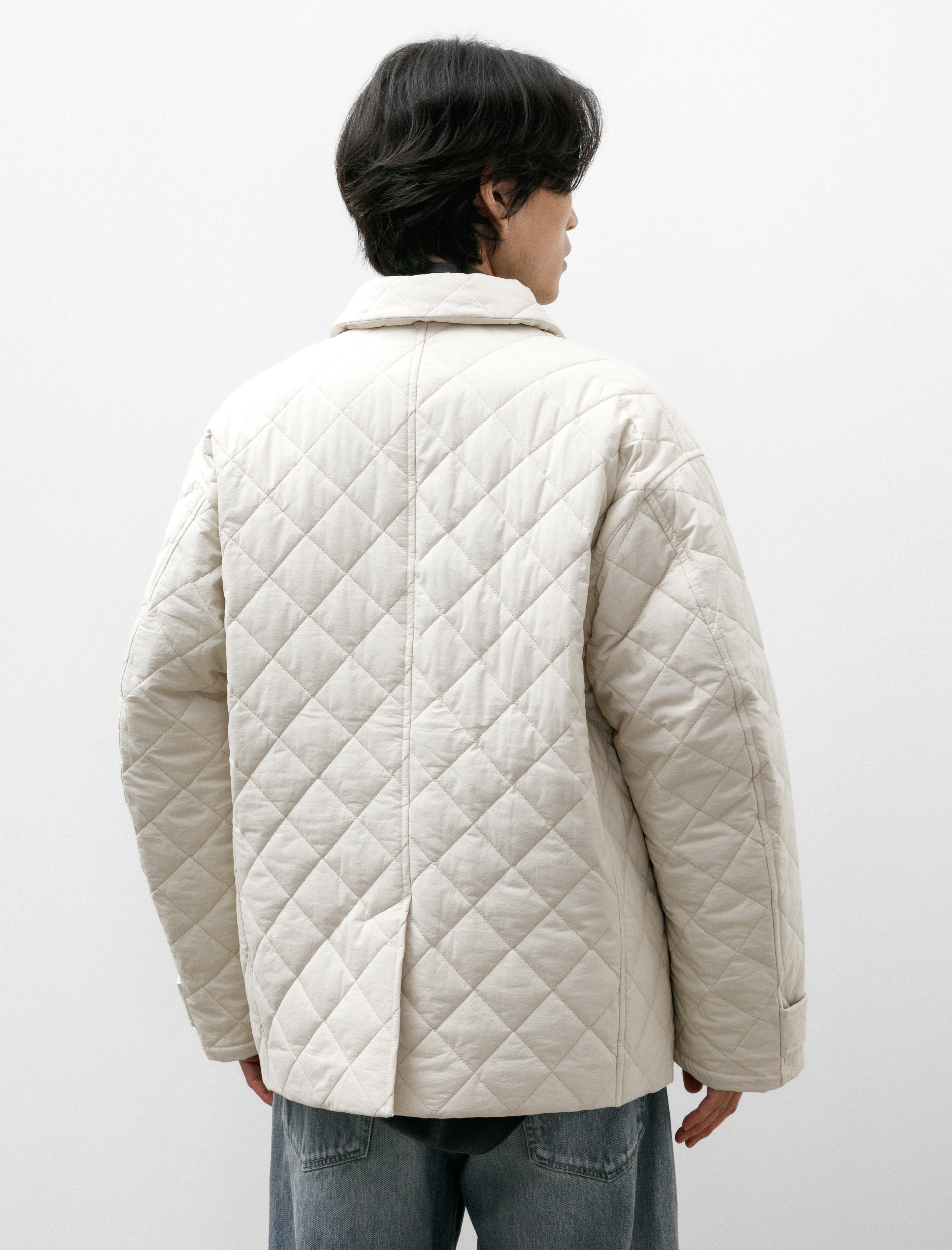 Yoko Sakamoto Quilting Work Jacket Ecru