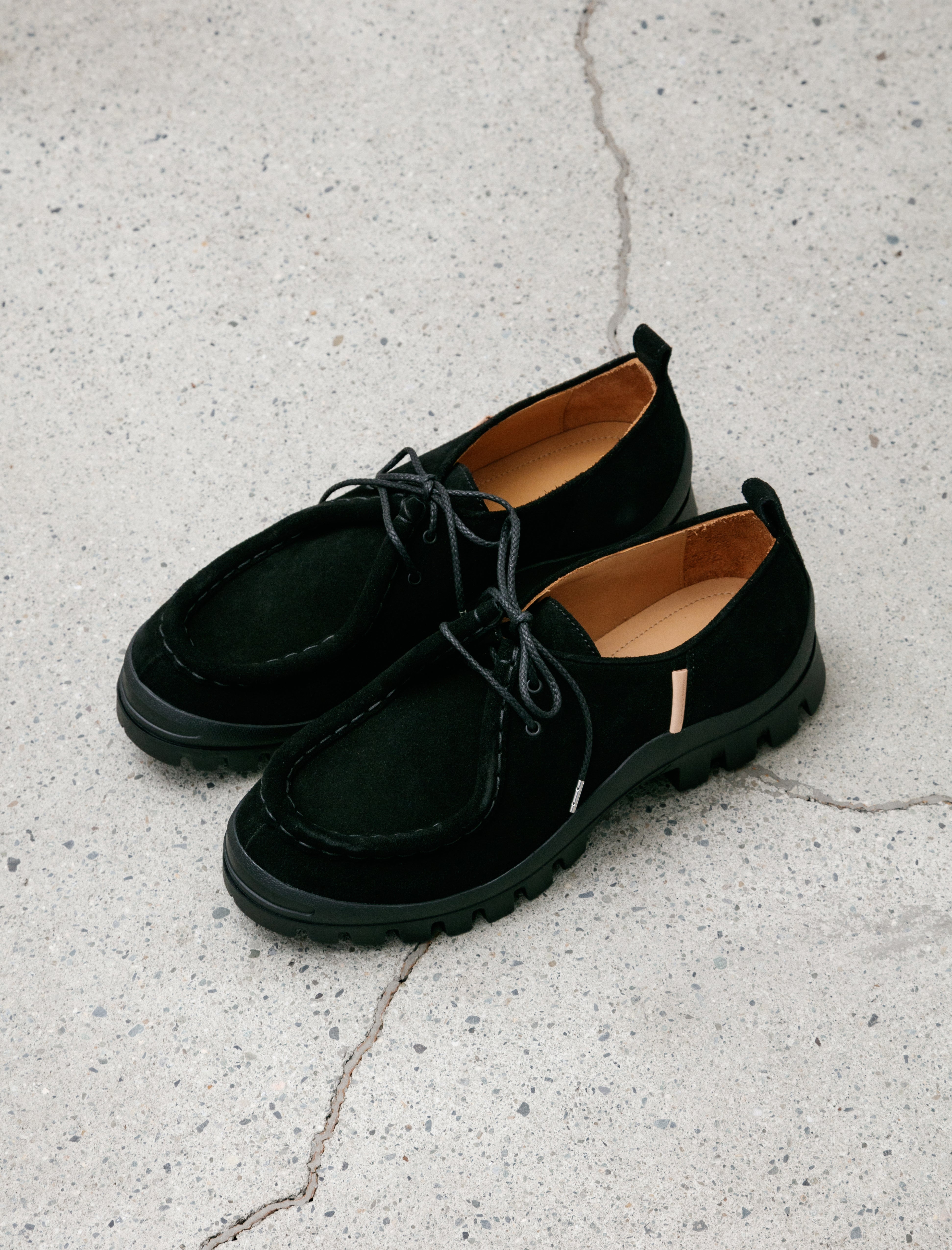 Hender Scheme Tirolean #2146 Black Suede