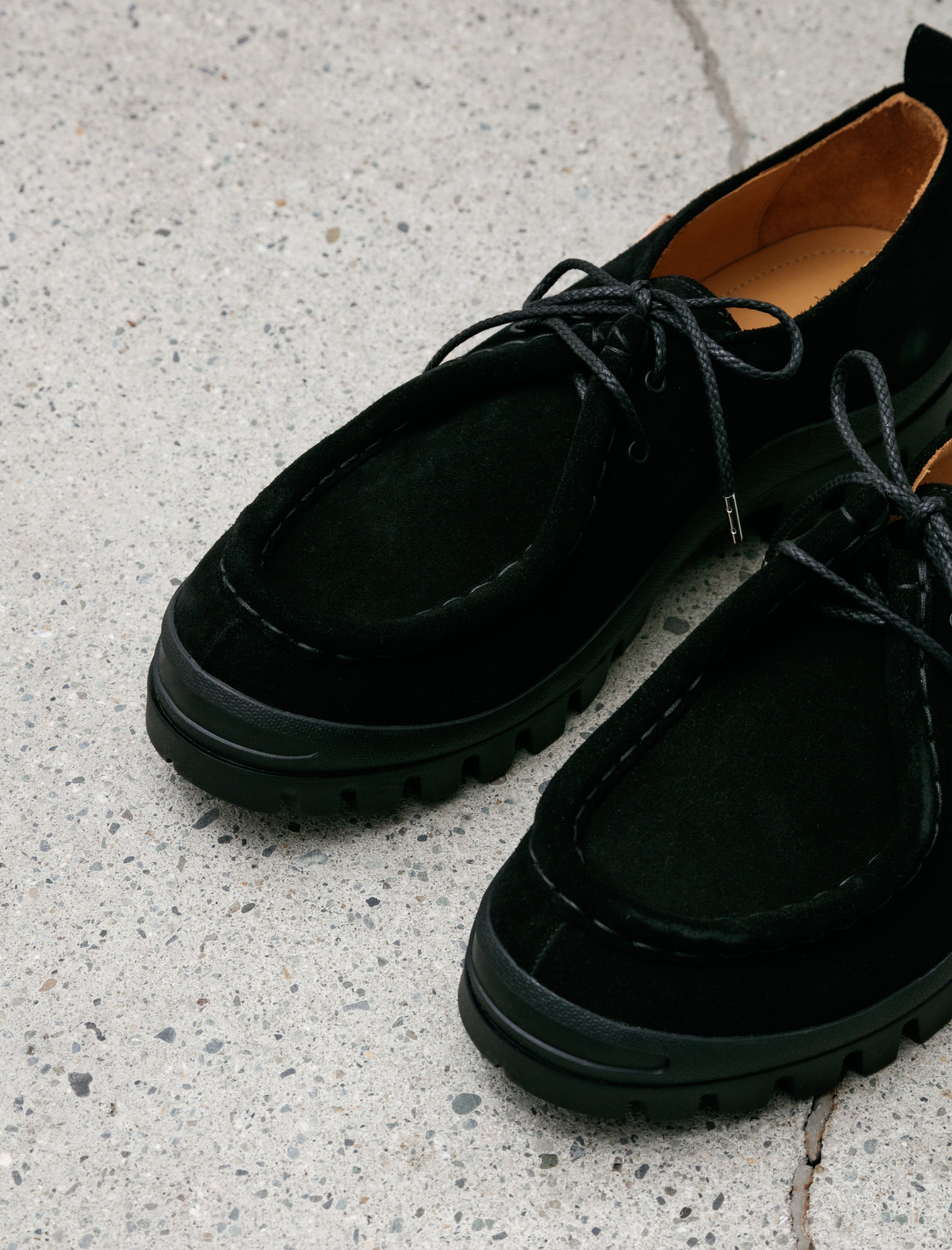 Hender Scheme Tirolean #2146 Black Suede