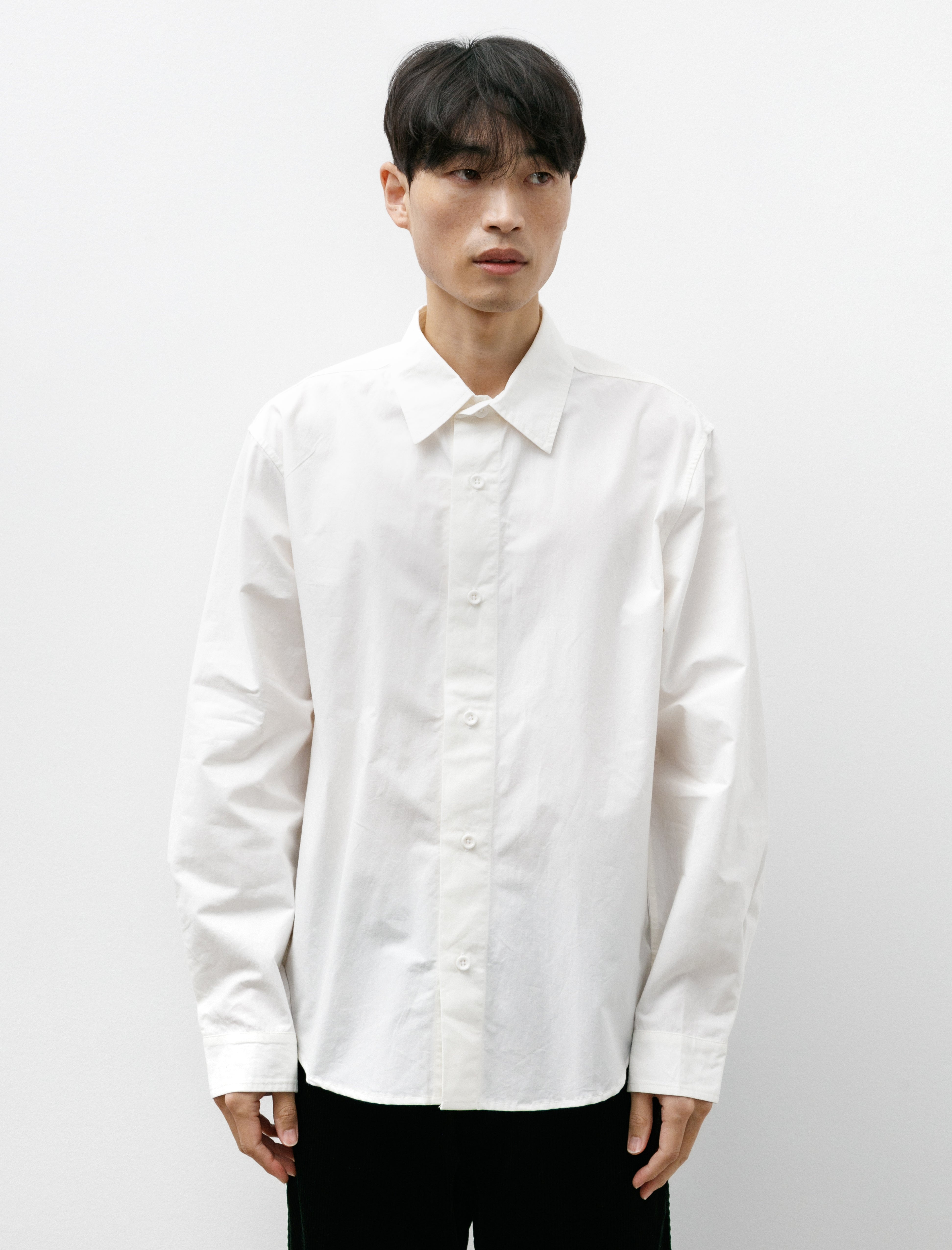 James Coward Filter Shirt Cotton Washi Off-White