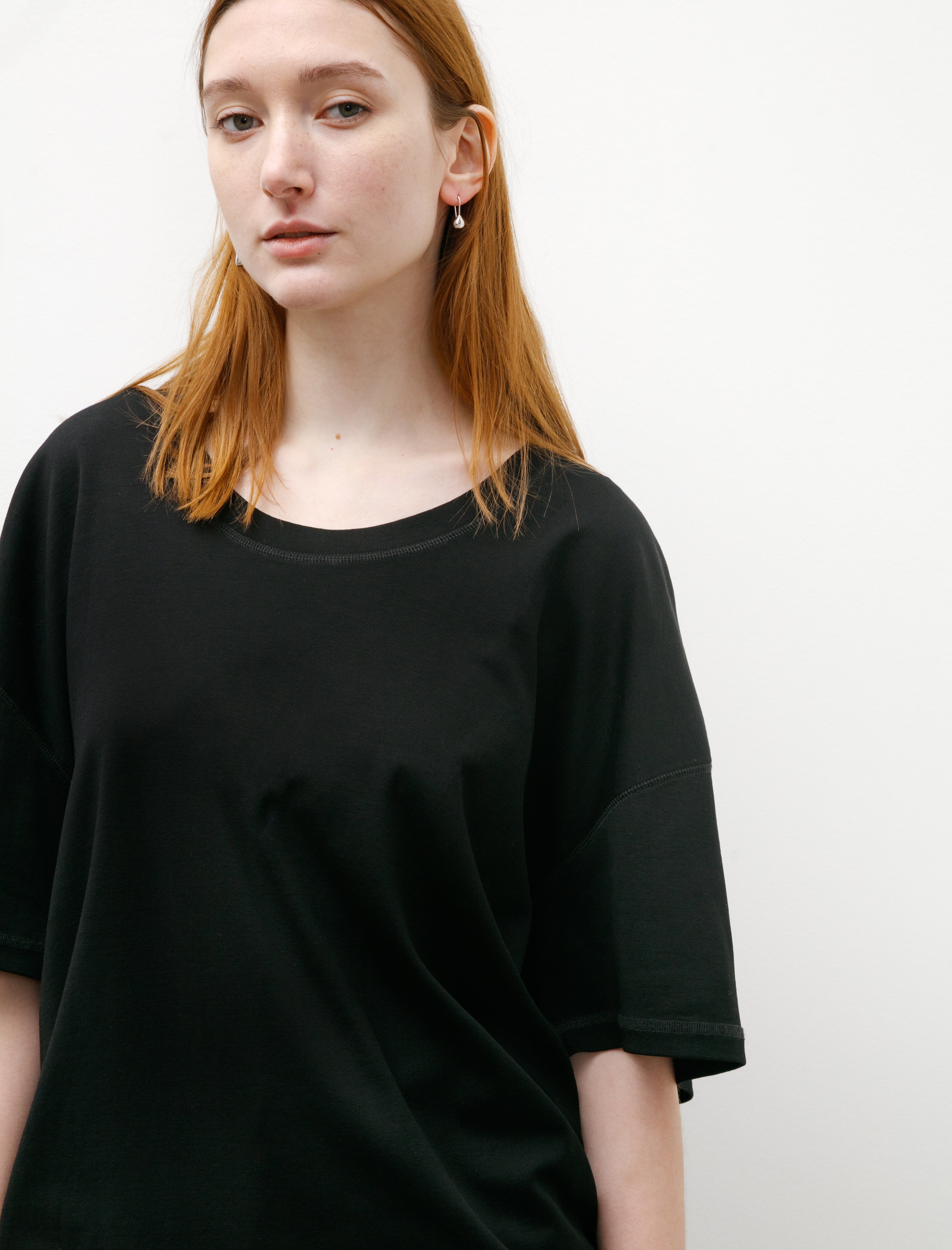 Lemaire Rib T-Shirt Black