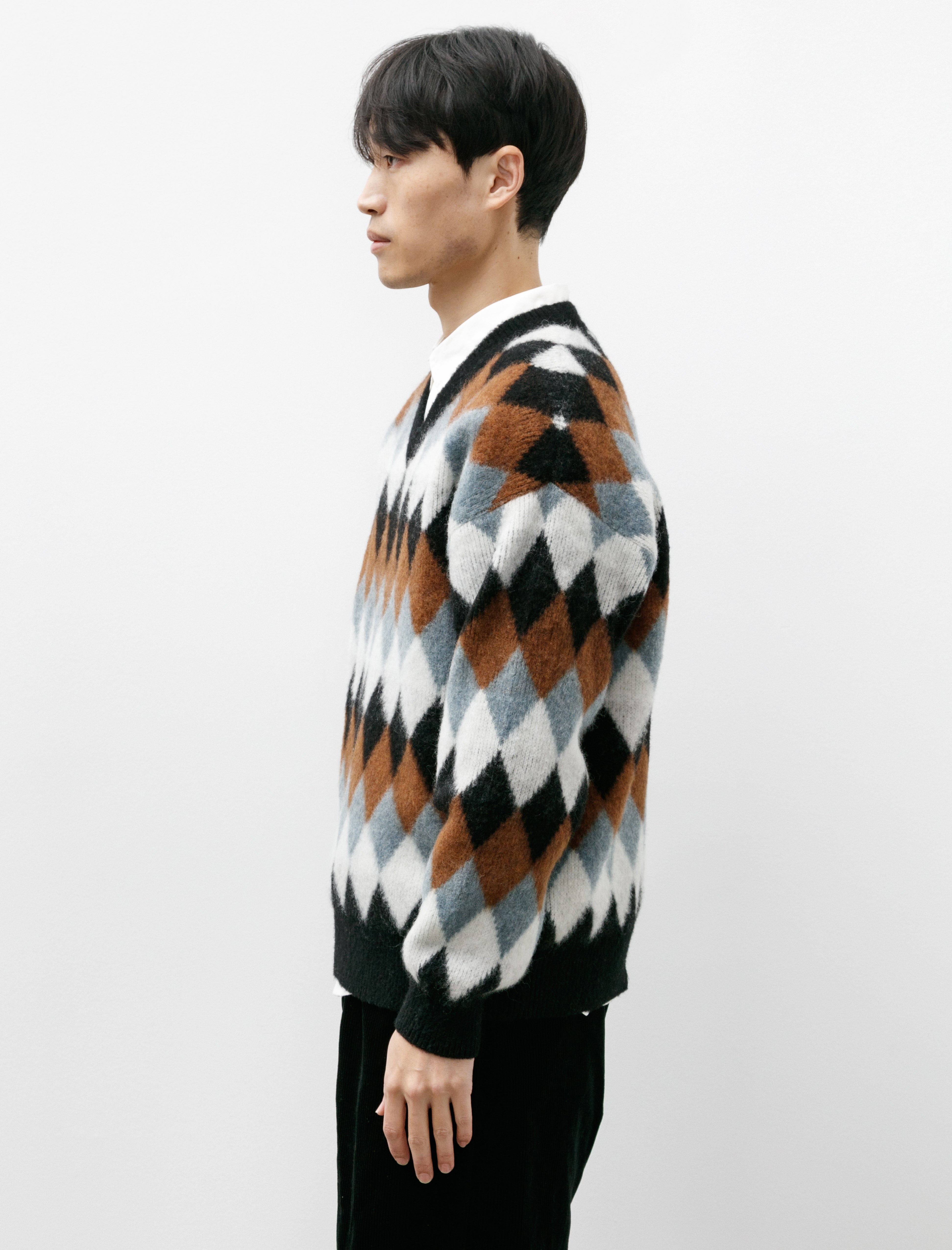 Slopeslow V-Neck Sweater Saxe