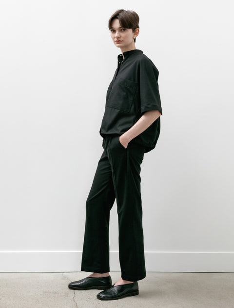 Wanze Song Cinch Trousers Felted Wool Cashmere Black