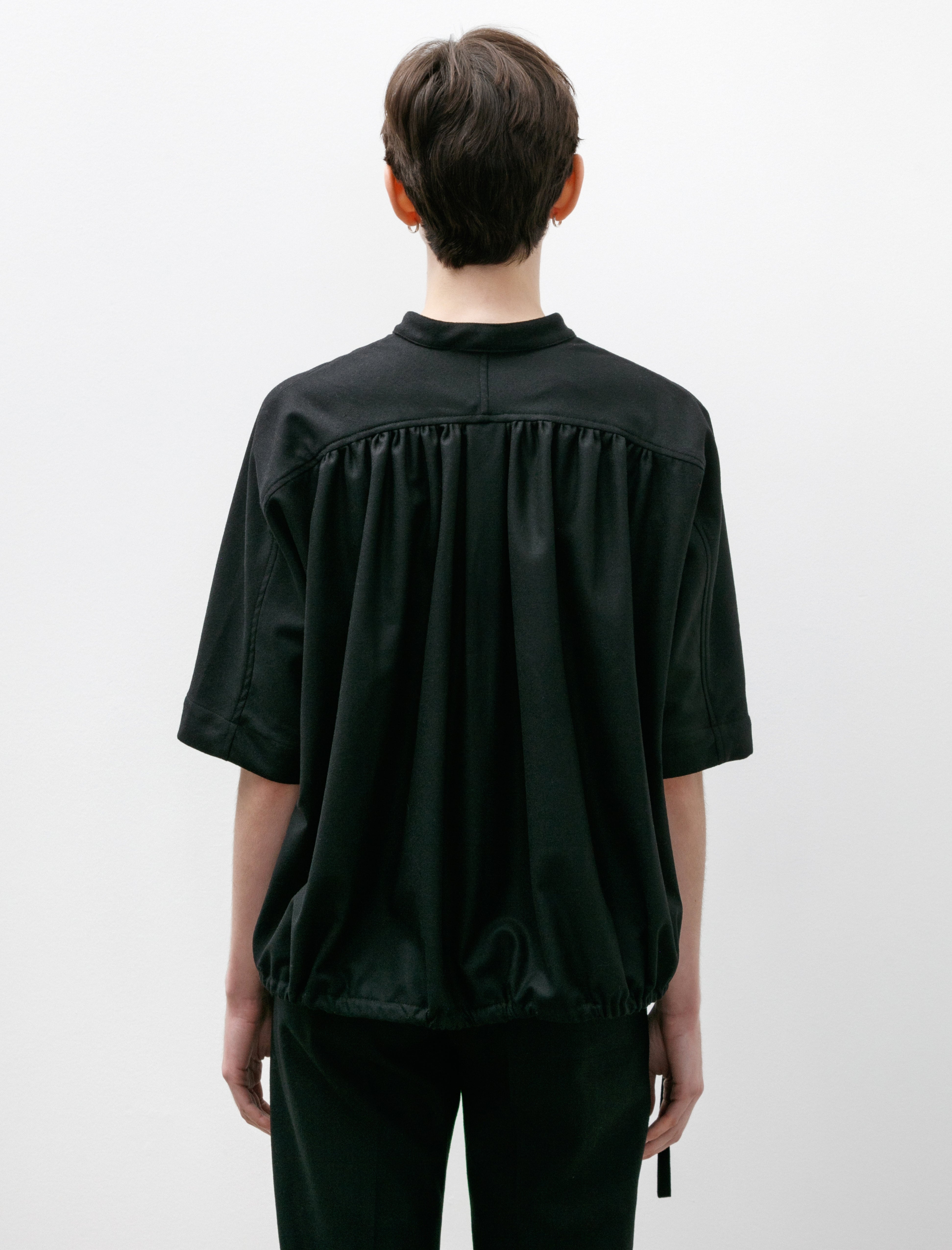 Wanze Song Kimono Bubble Shirt Felted Wool Cashmere