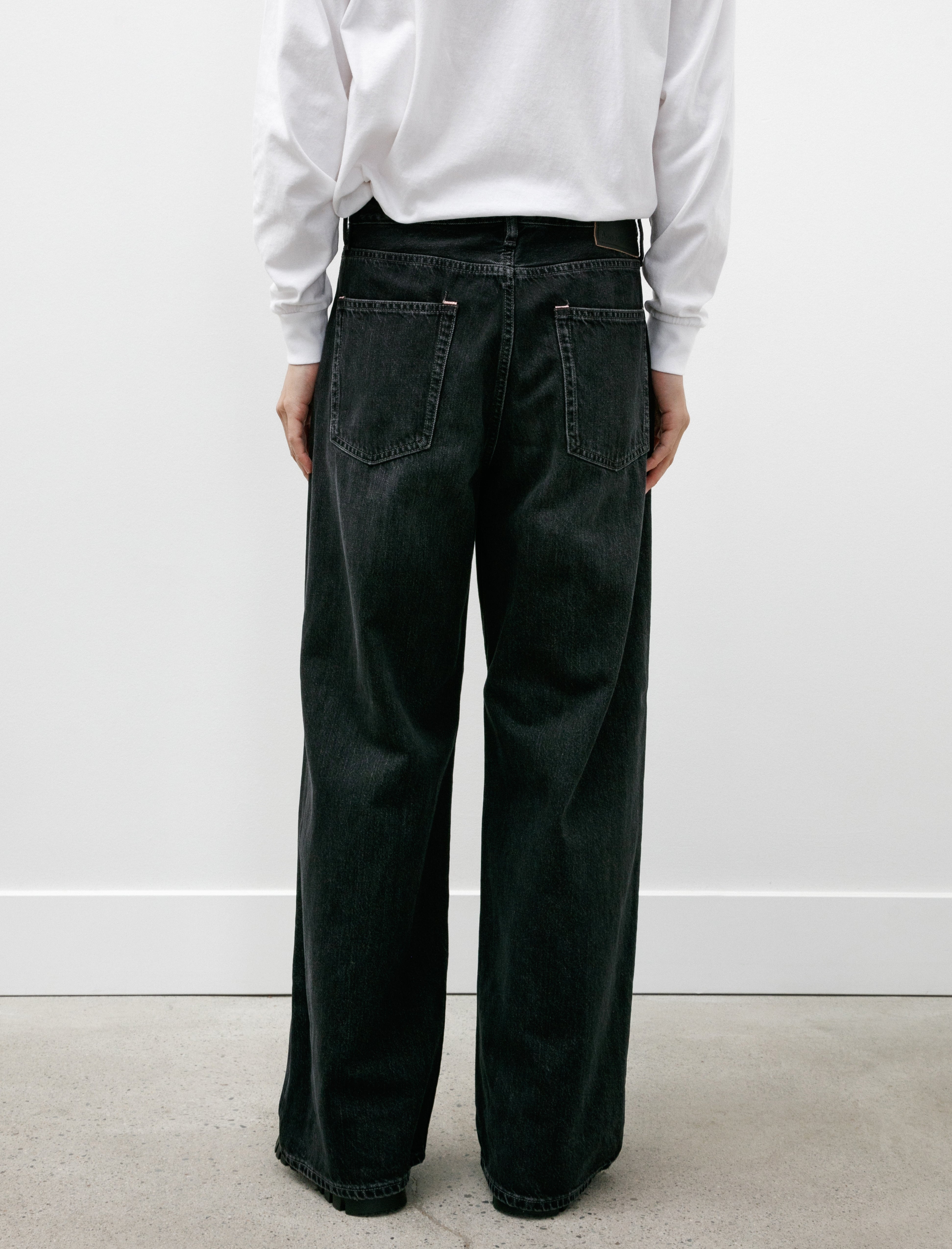 Acne Studios 1981M Loose Fit Jeans Black