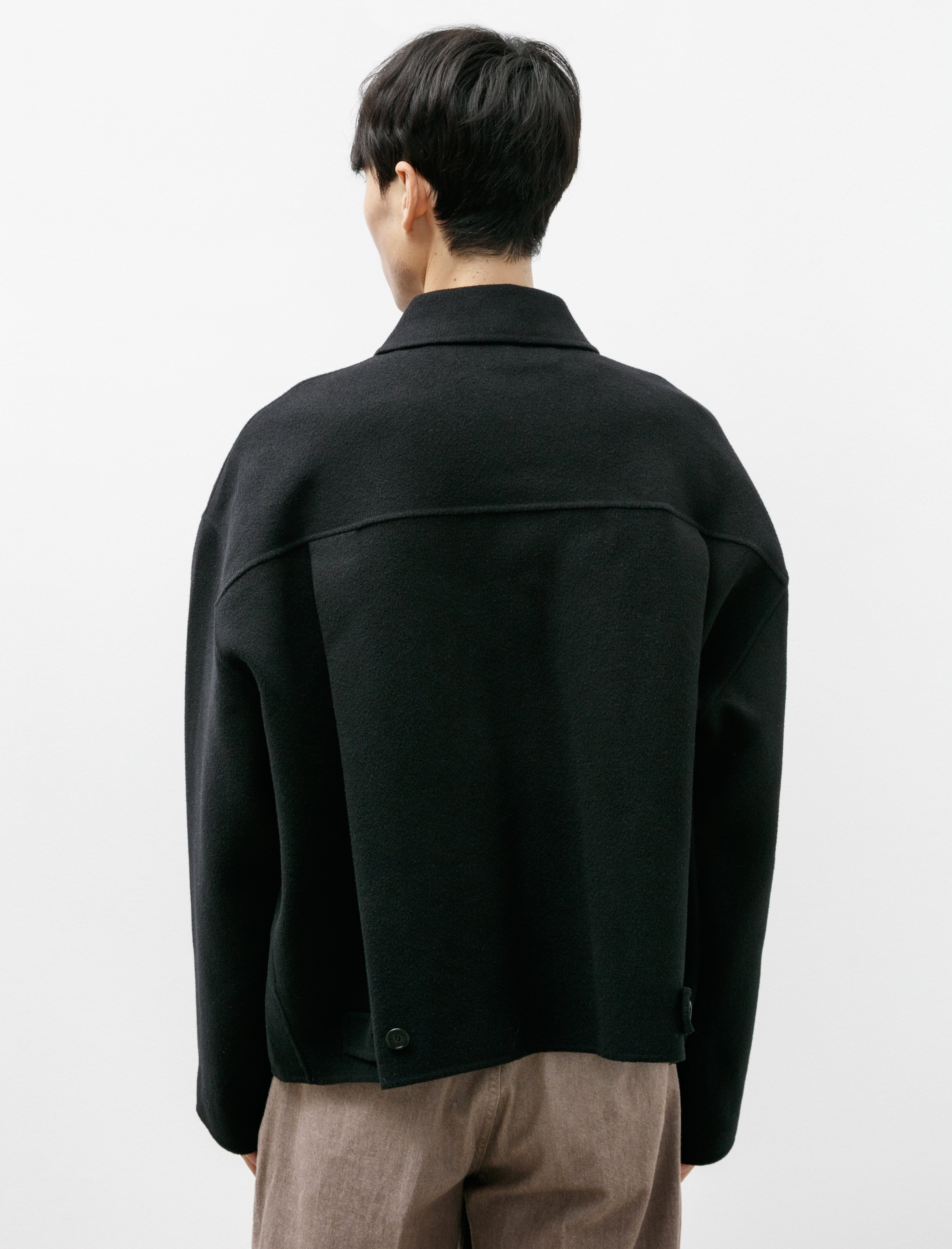 Acne Studios Wool Zipper Jacket Black