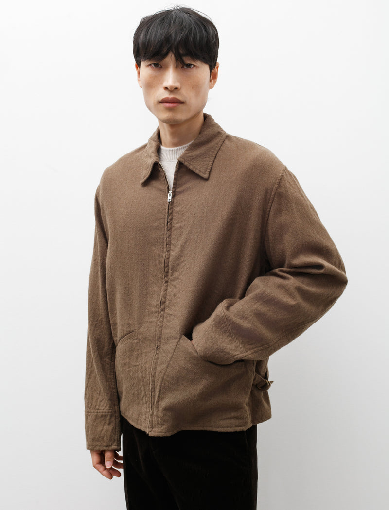 COMOLI 14SS 4B COTTON SHIRT JACKET-