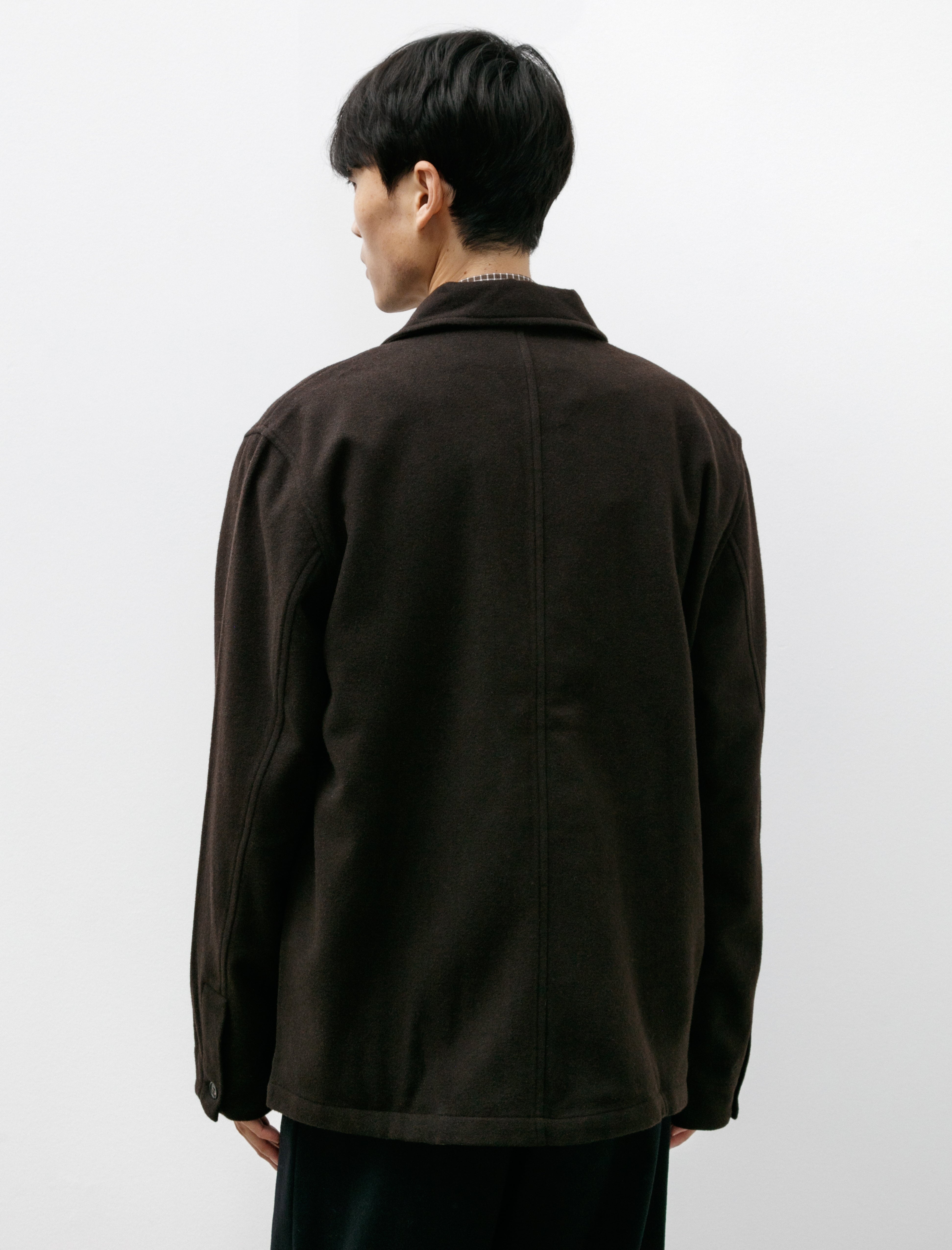 Norse Projects Folke Wool Overshirt Espresso