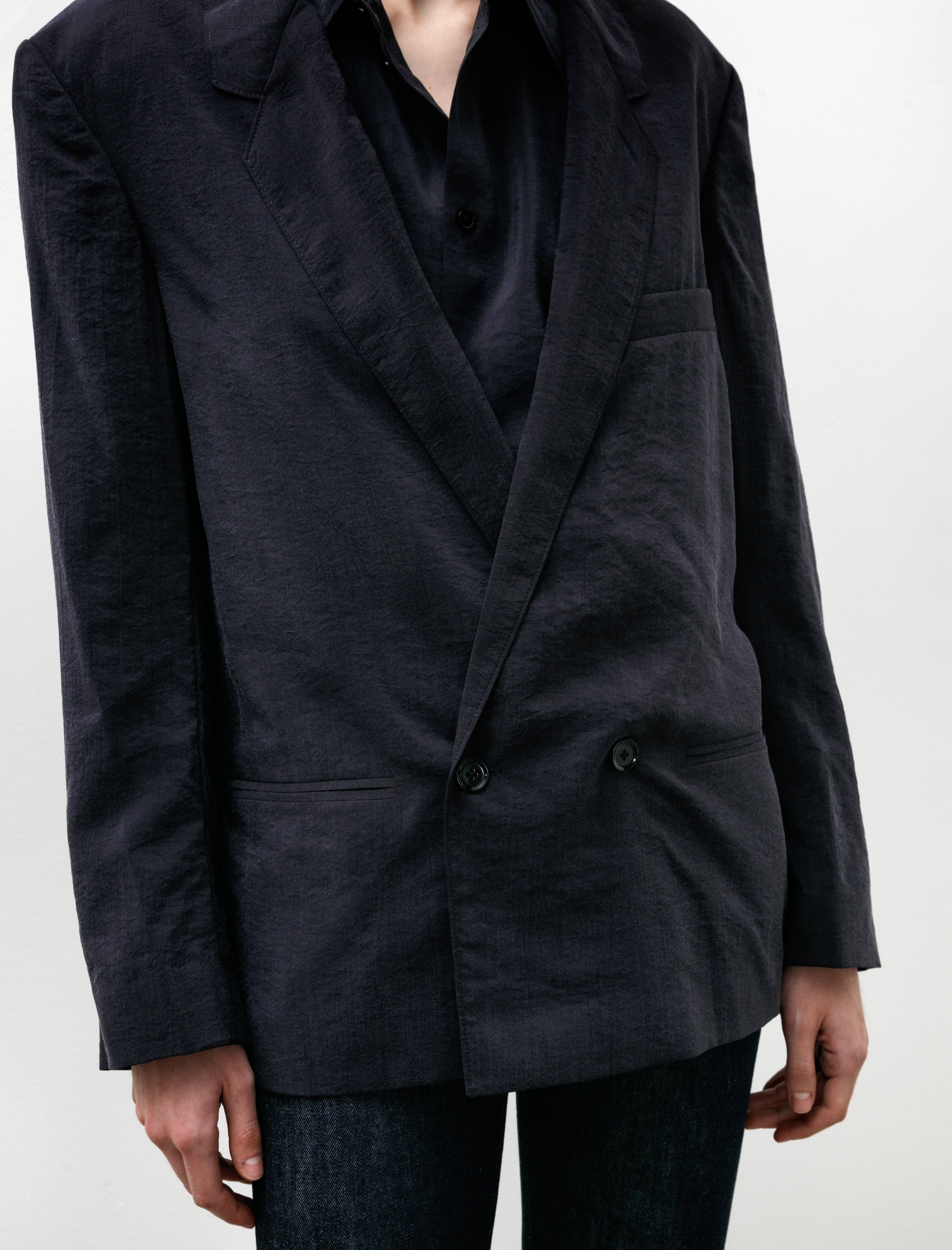 Lemaire Soft Tailored Jacket Midnight Violet