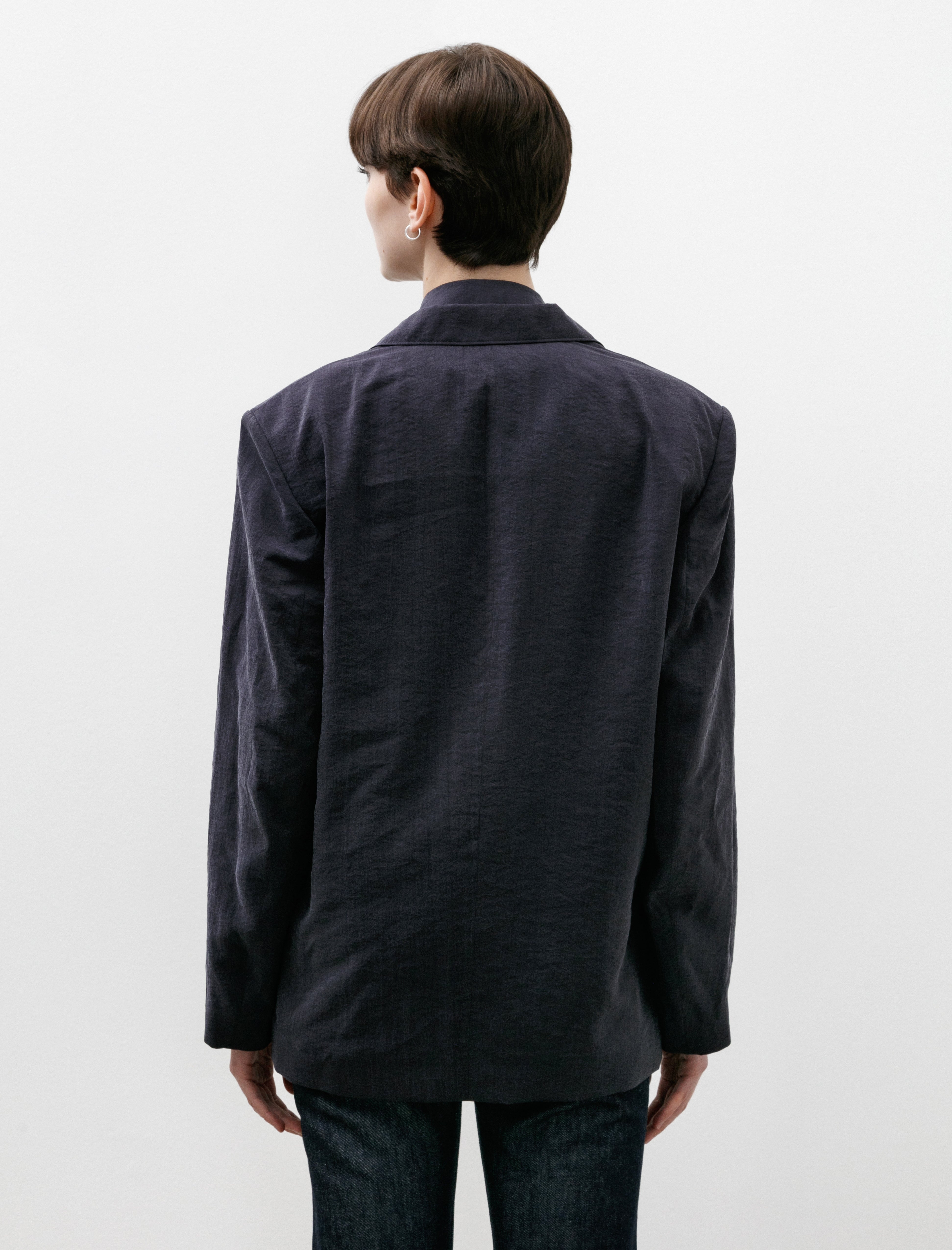 Lemaire Soft Tailored Jacket Midnight Violet