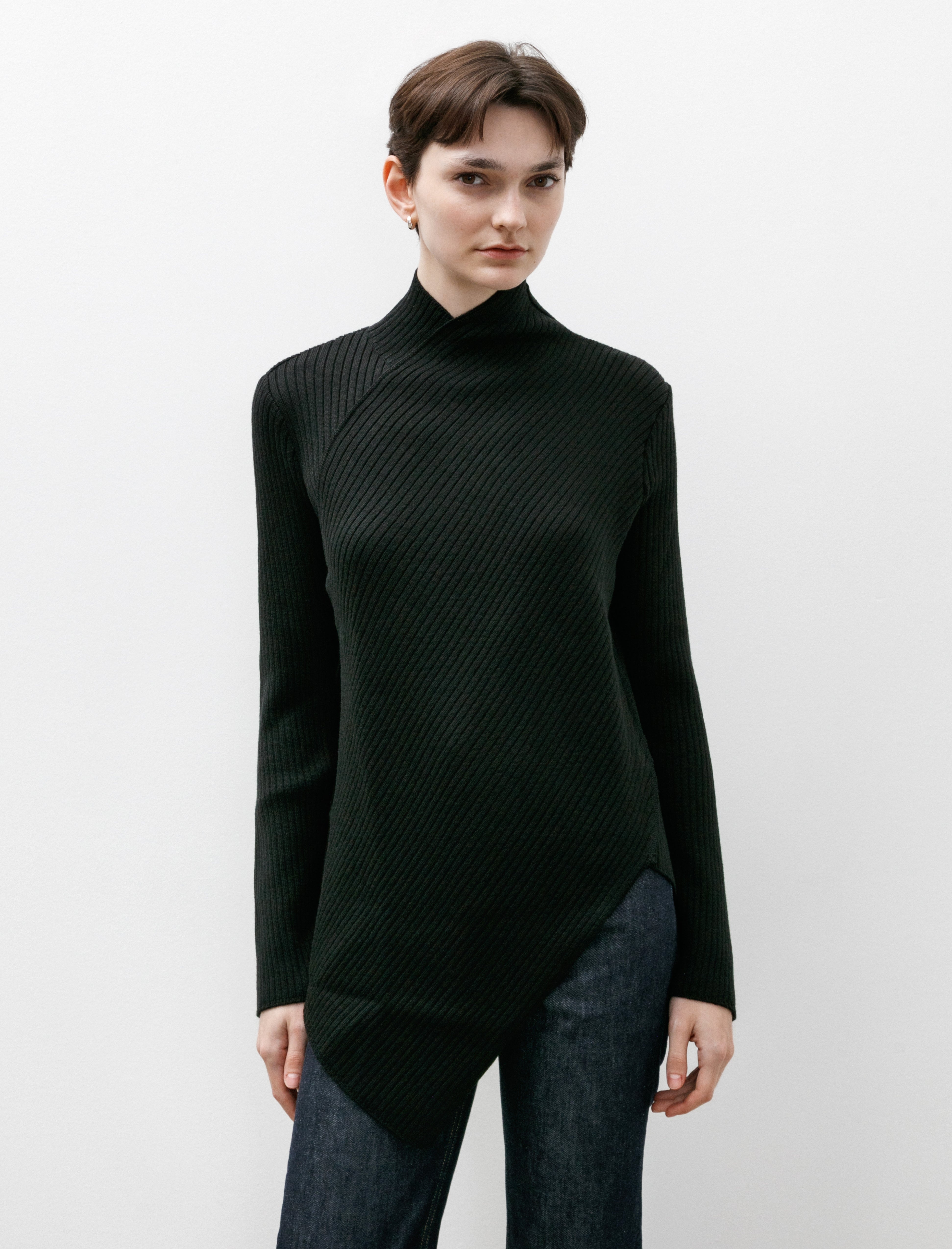 Gosha rubchinskiy black graphic knit turtleneck best sale