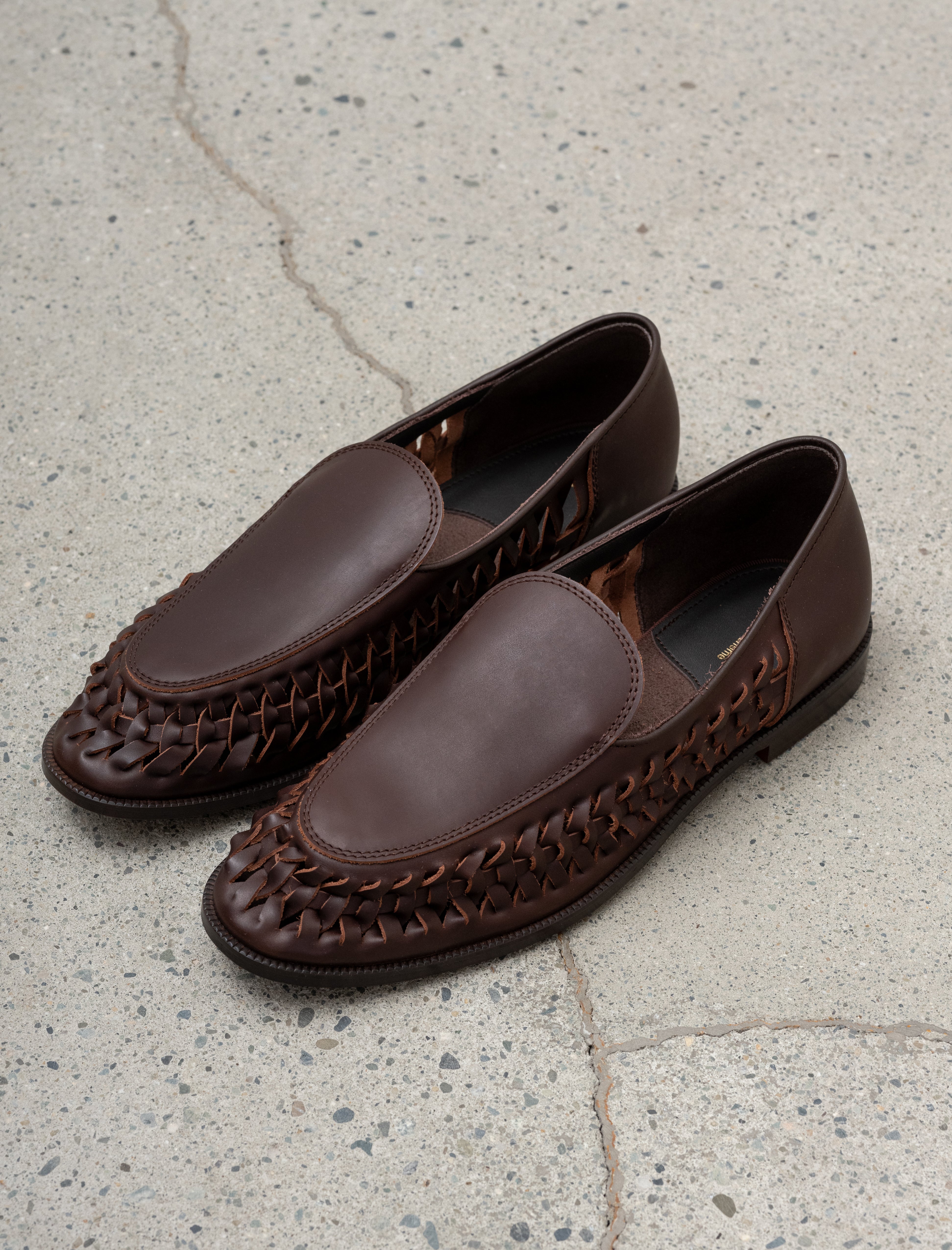 Hender Scheme Libido Slip On Dark Brown