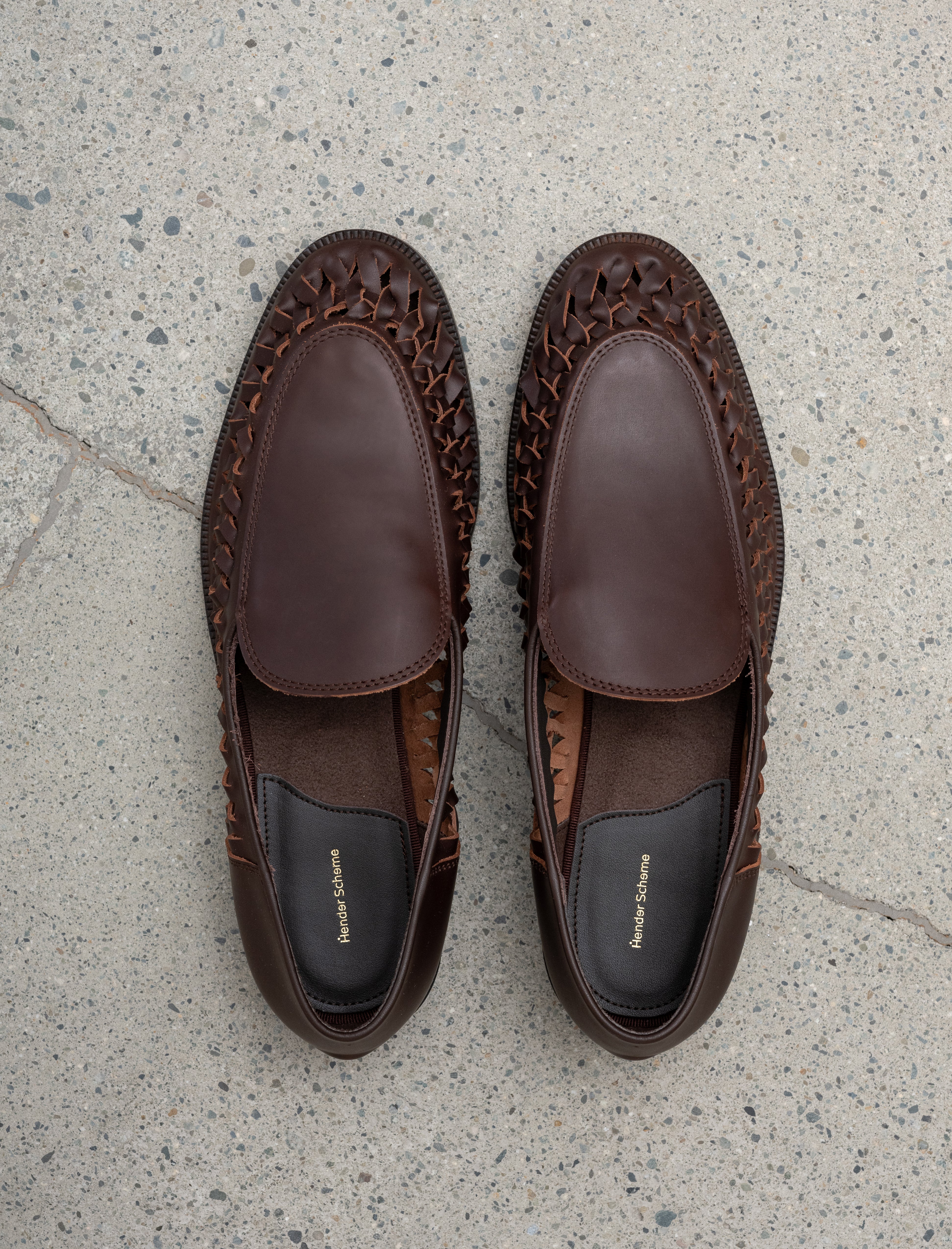 Hender Scheme Libido Slip On Dark Brown