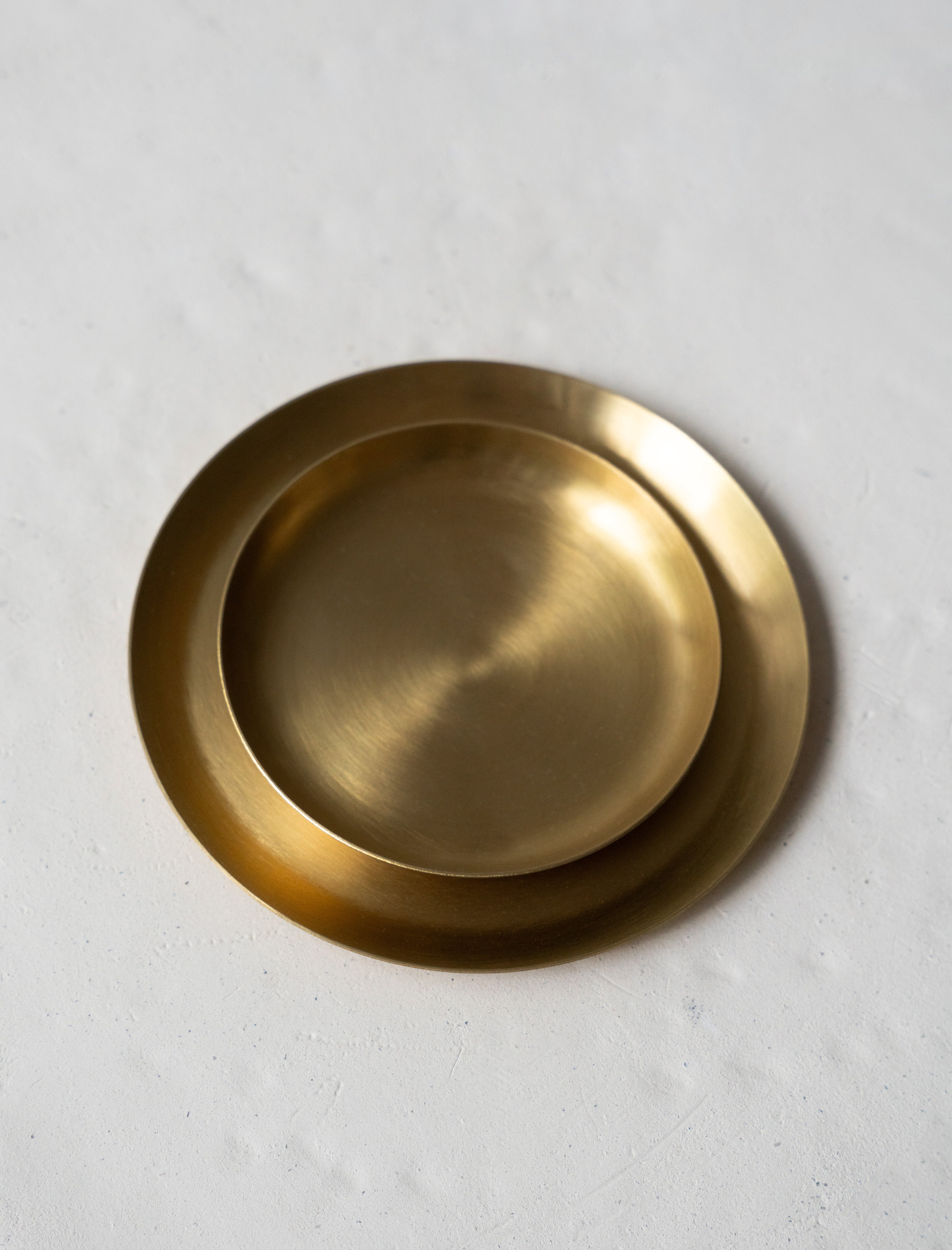 Fog Linen Brass Plate Round (M)