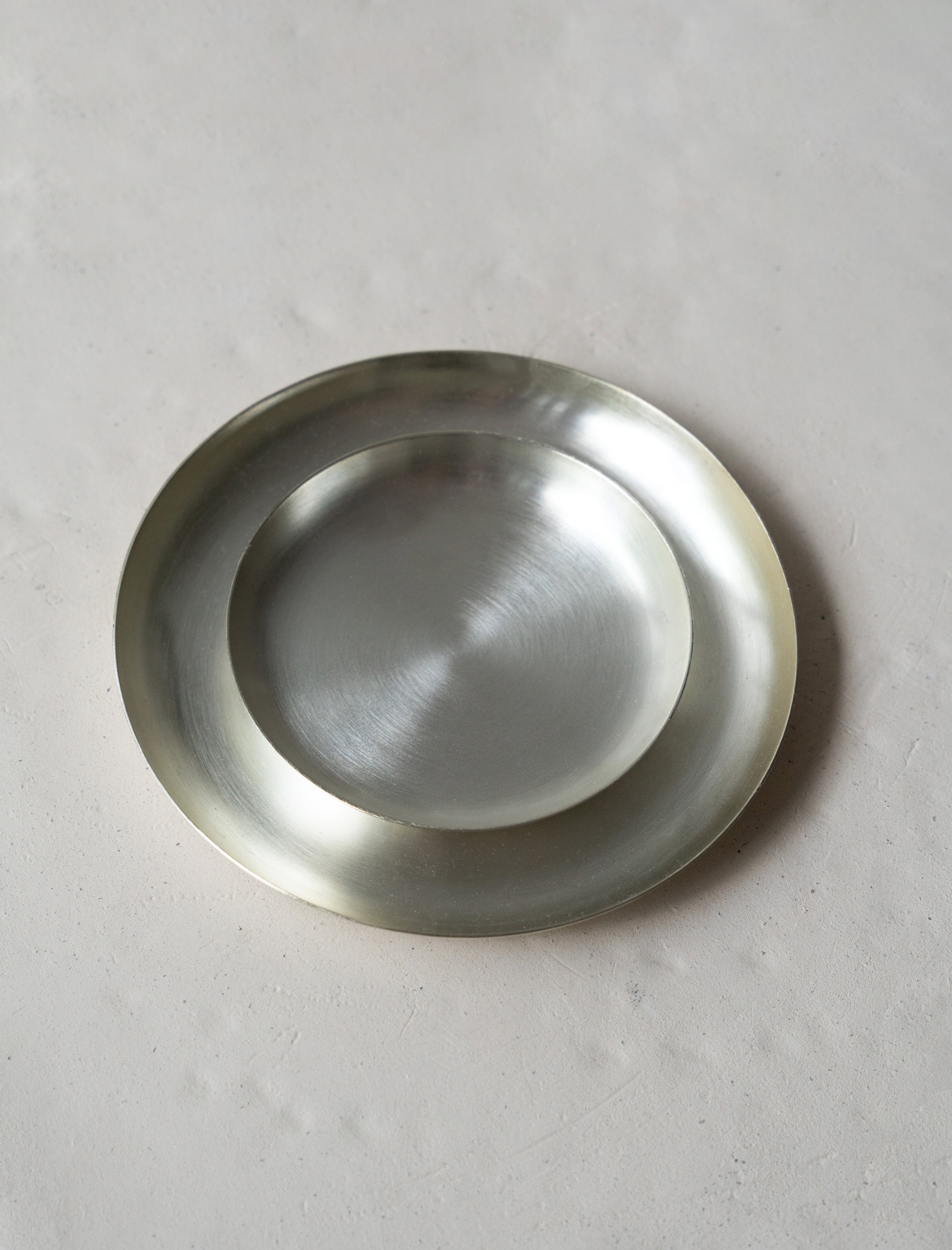 Fog Linen Silver Plate Round (S)