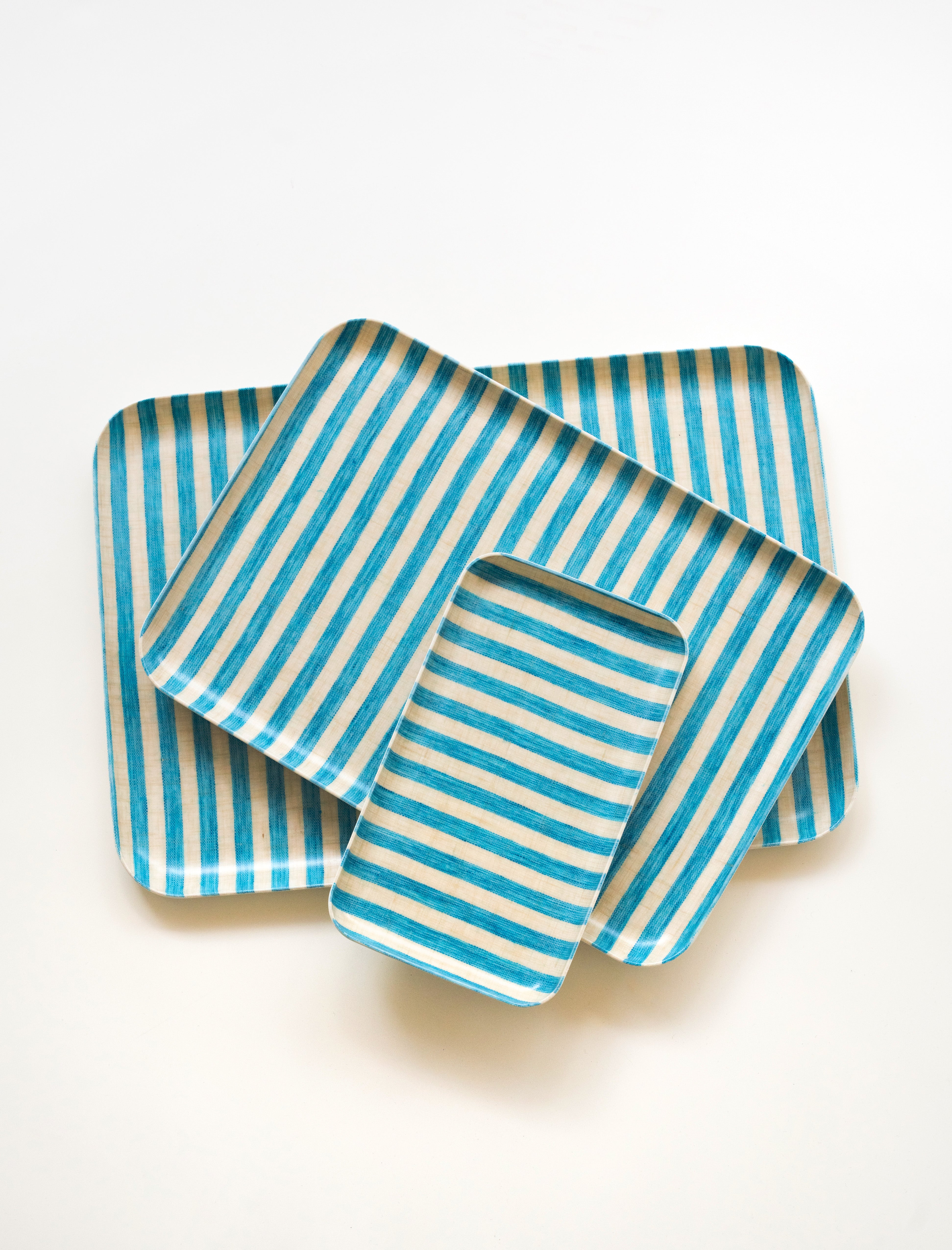 Fog Linen Linen Coating Tray (S) Francis Stripe