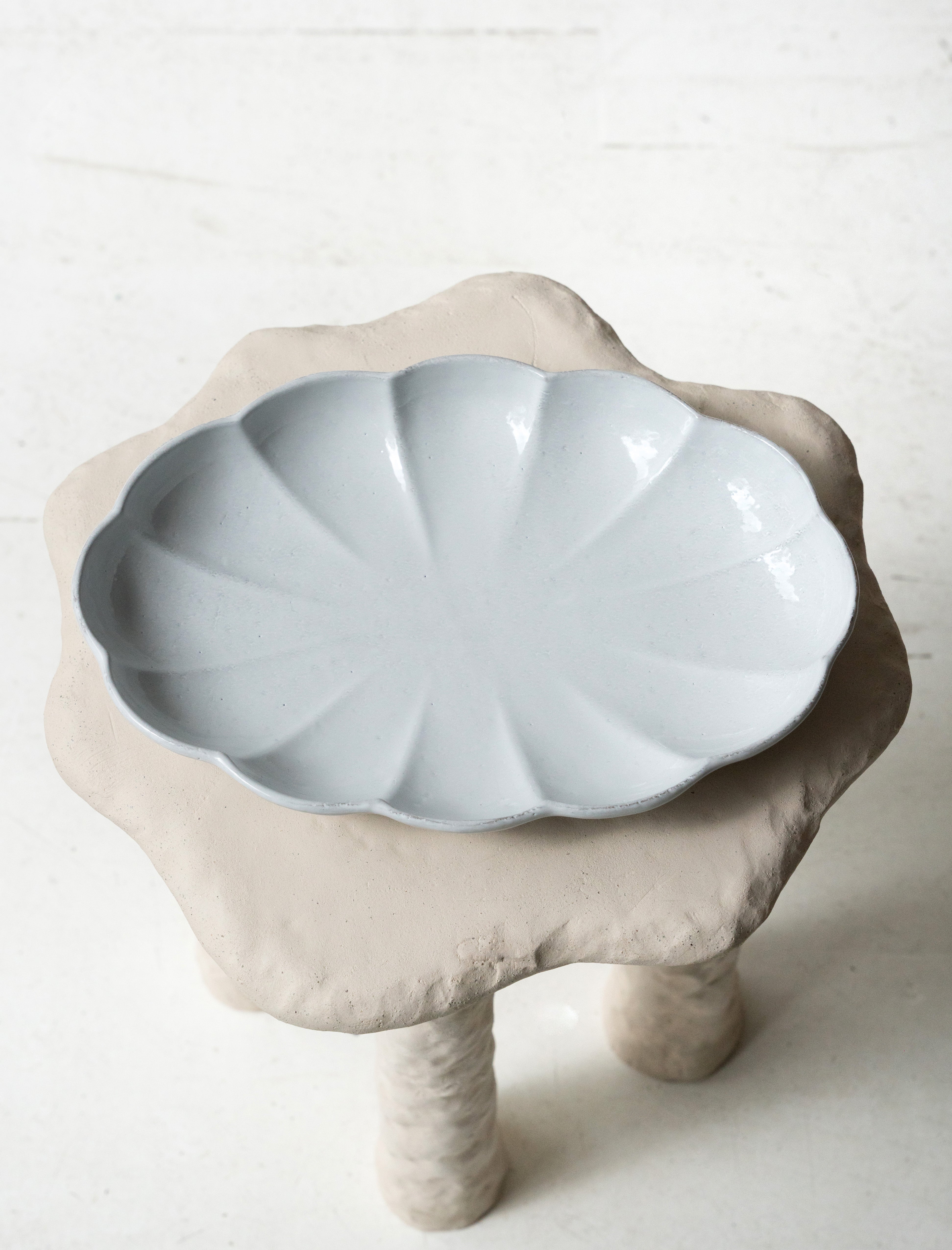 Astier de Villatte Marguerite Deep Oval Platter