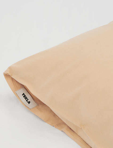 Tekla Percale Pillow Sham Sand Beige