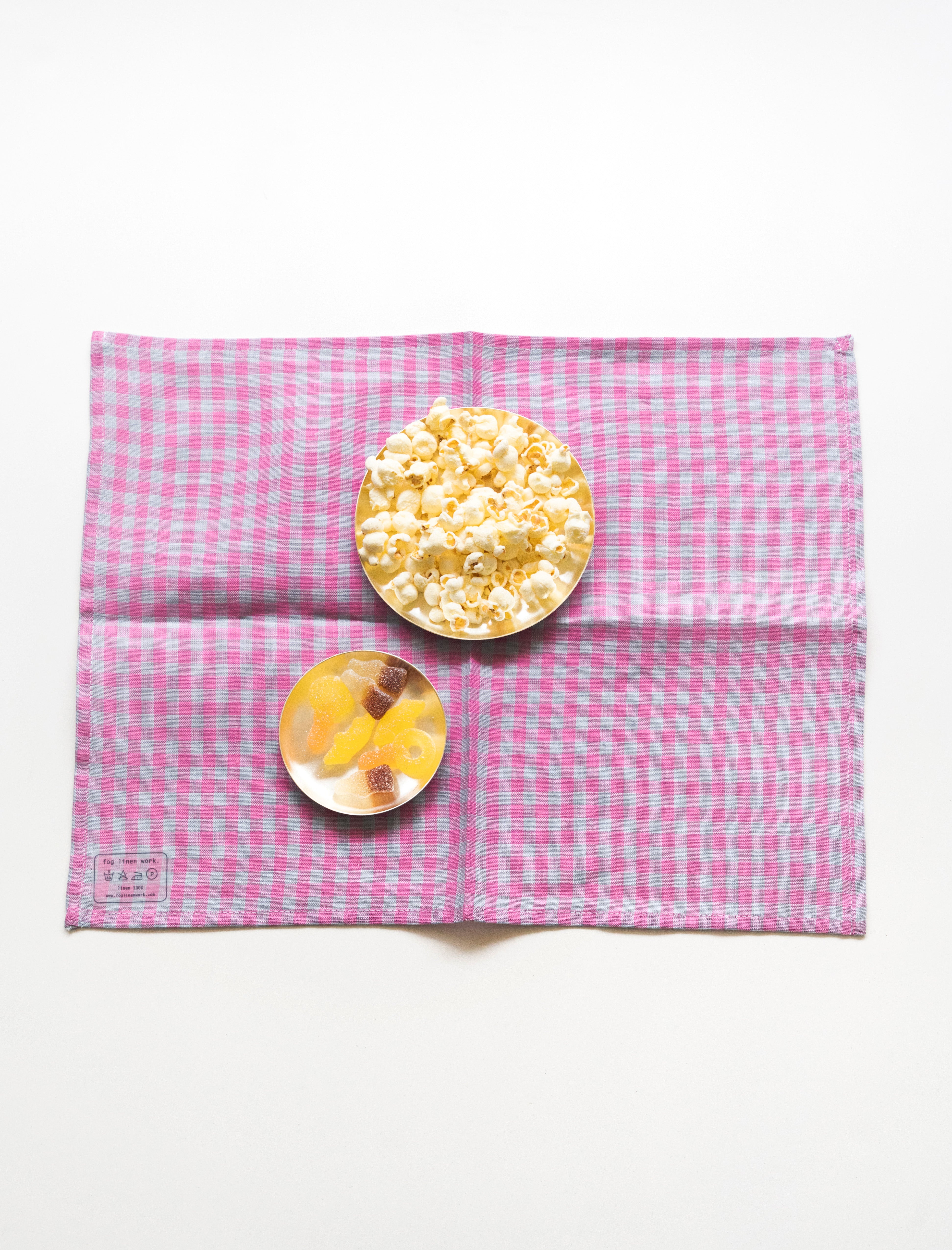 Fog Linen Linen Placemat Colette Check