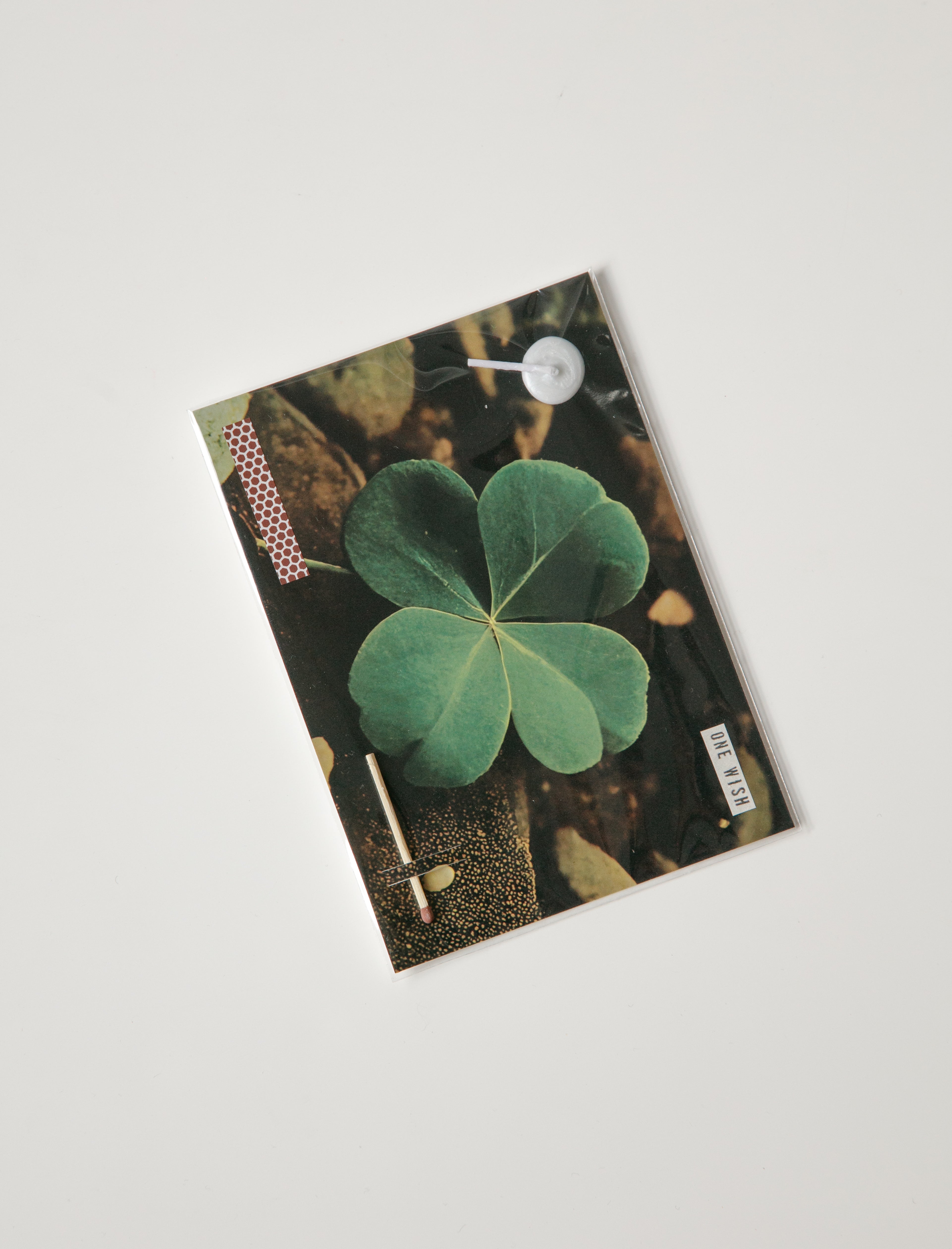 Wish Card Four Leaf Clover Card